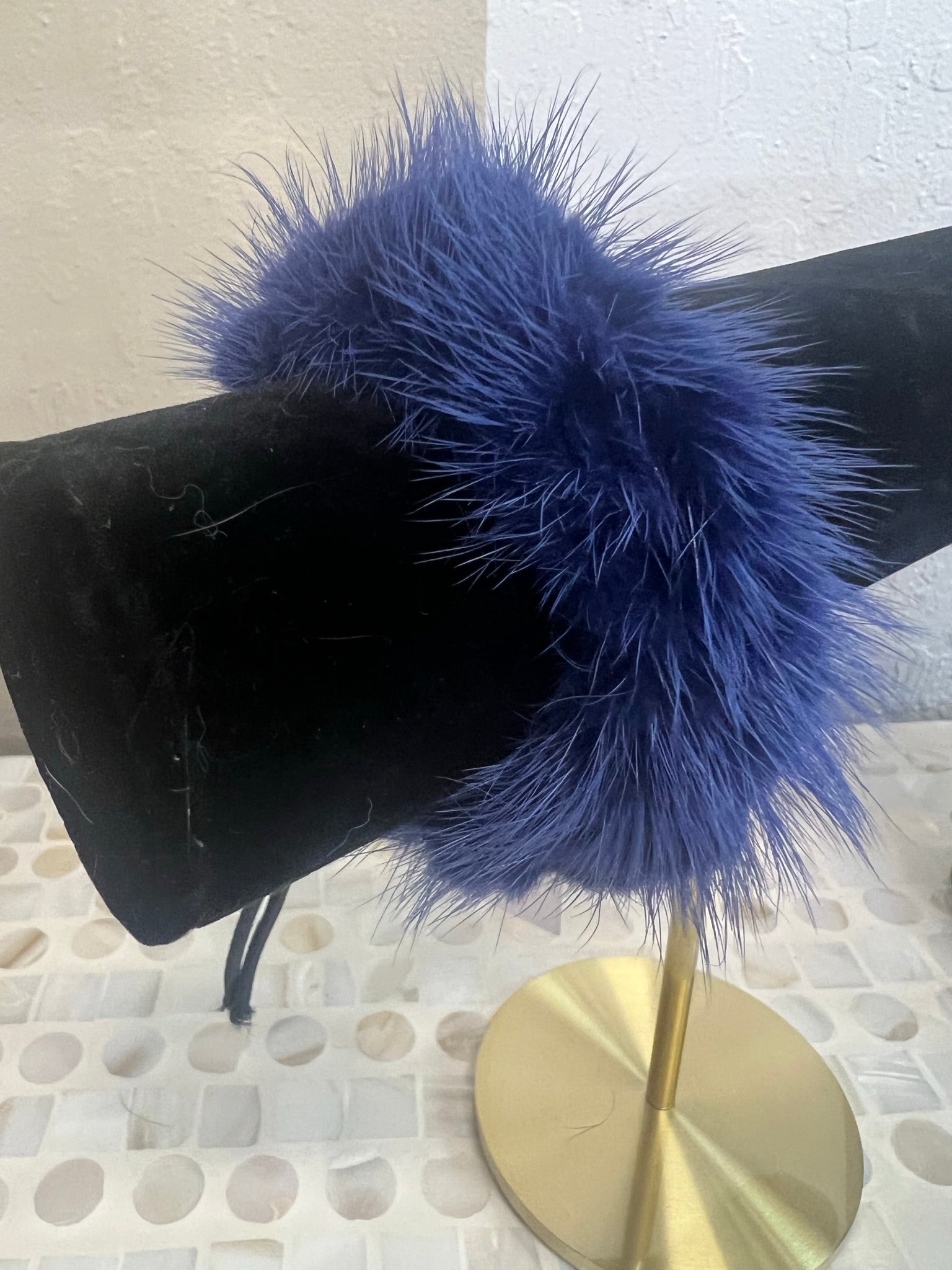 Luxury Genuine Mink Hair Scrunchies for Women - Soft & Elegant Hair Accessories for Ponytails, Buns & Everyday Styling