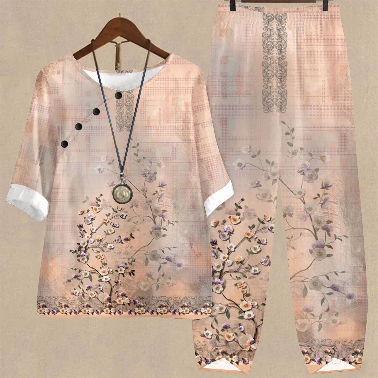 2-Piece Linen Outfit Set for Women - Summer Beach Vacation Shorts & Dress - Perfect for Beach Trips, Bridal Getaways & Casual Outings