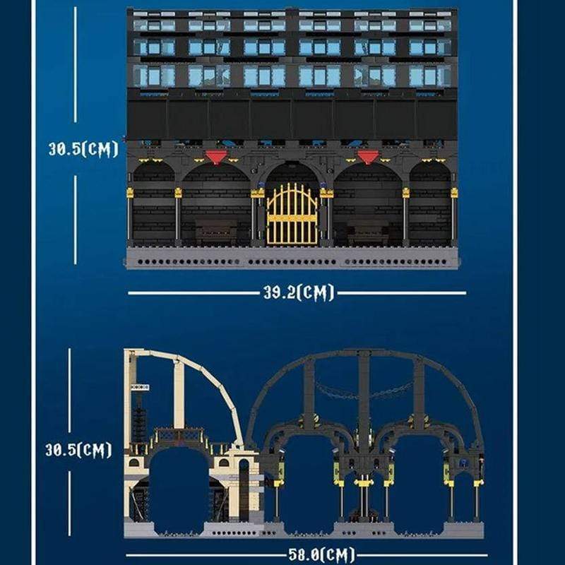 Mould King 12011 Harry Potter Wizarding World 9 3/4 Magic Station Building Blocks Set - Perfect for Collectors, Gifts & Harry Potter Themed Room Decor