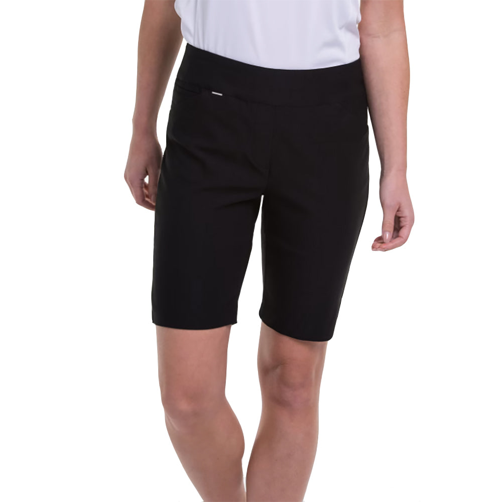 EP New York Women's Bi-Stretch Pull-On Golf Shorts - Comfortable & Flexible for Golf, Tennis & Casual Wear