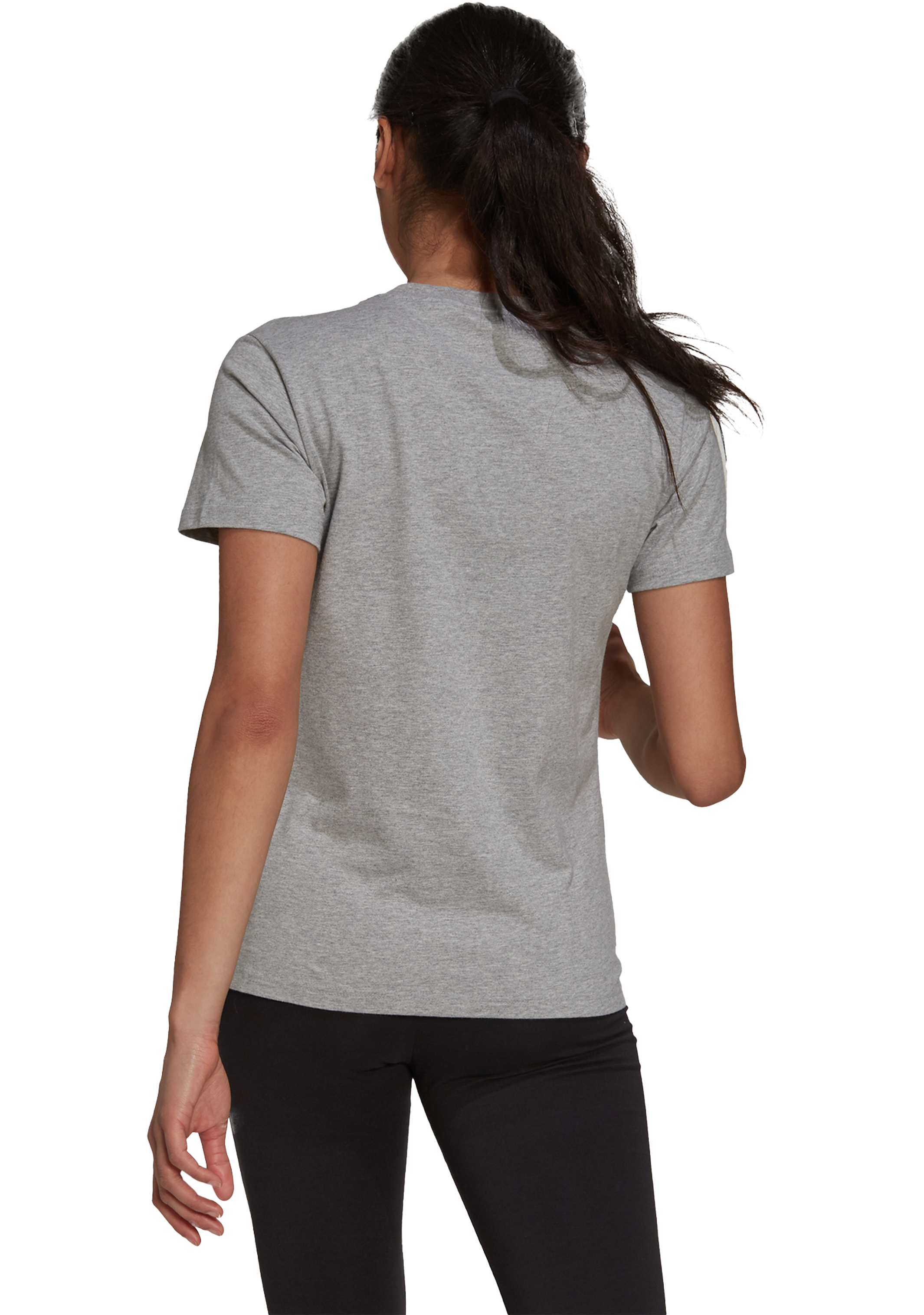 Adidas Women's Big Logo T-Shirt - Casual Short Sleeve Cotton Tee for Everyday Wear, Gym & Street Style