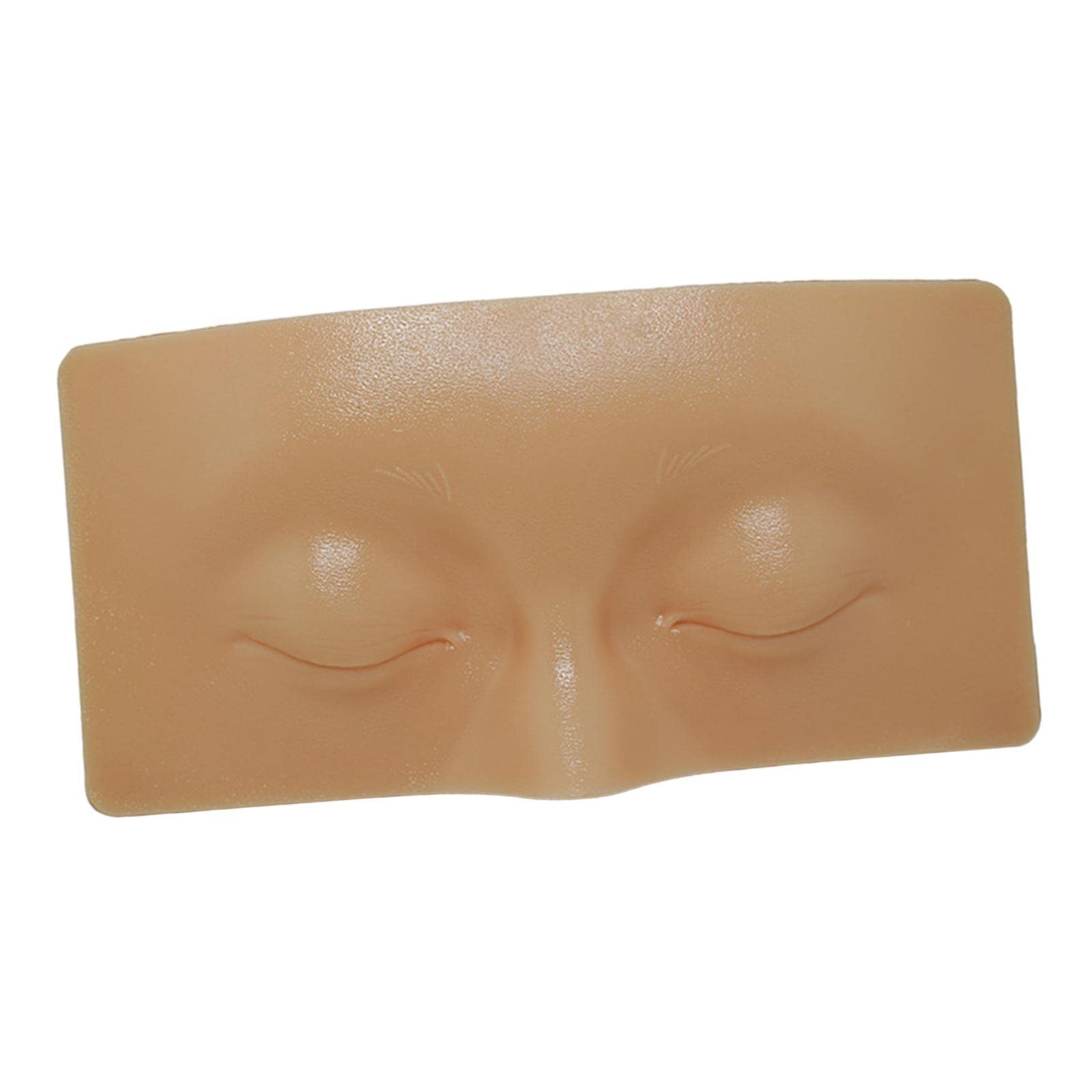 Harilla Silicone Makeup Practice Board - Professional Eyebrow & Eyelash Training Kit (18x9.6x3.6cm) for Beginners & Beauty Students - Perfect for Salon Practice, Home Learning & Makeup Artist Training