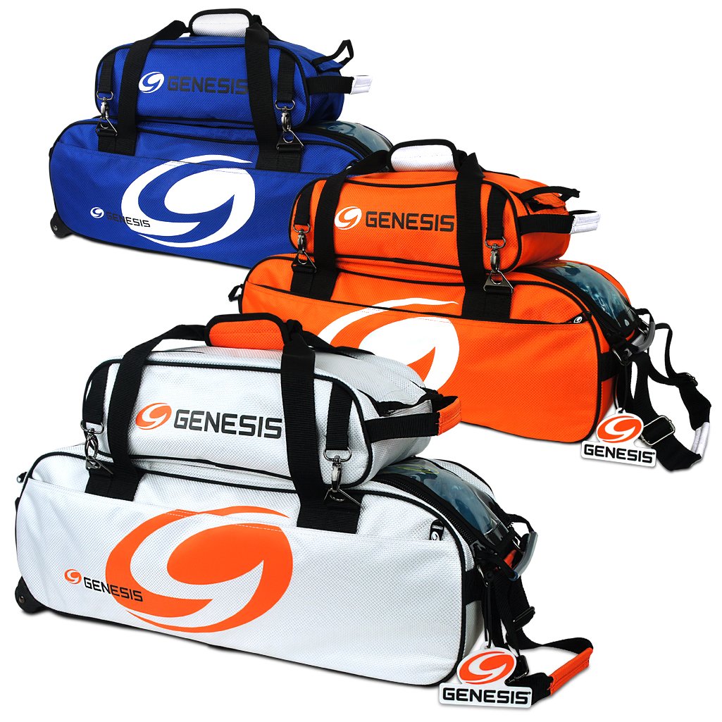 Genesis 3 Ball Bowling Tote Bag with ClearVision Technology - Perfect for League Play & Practice Sessions