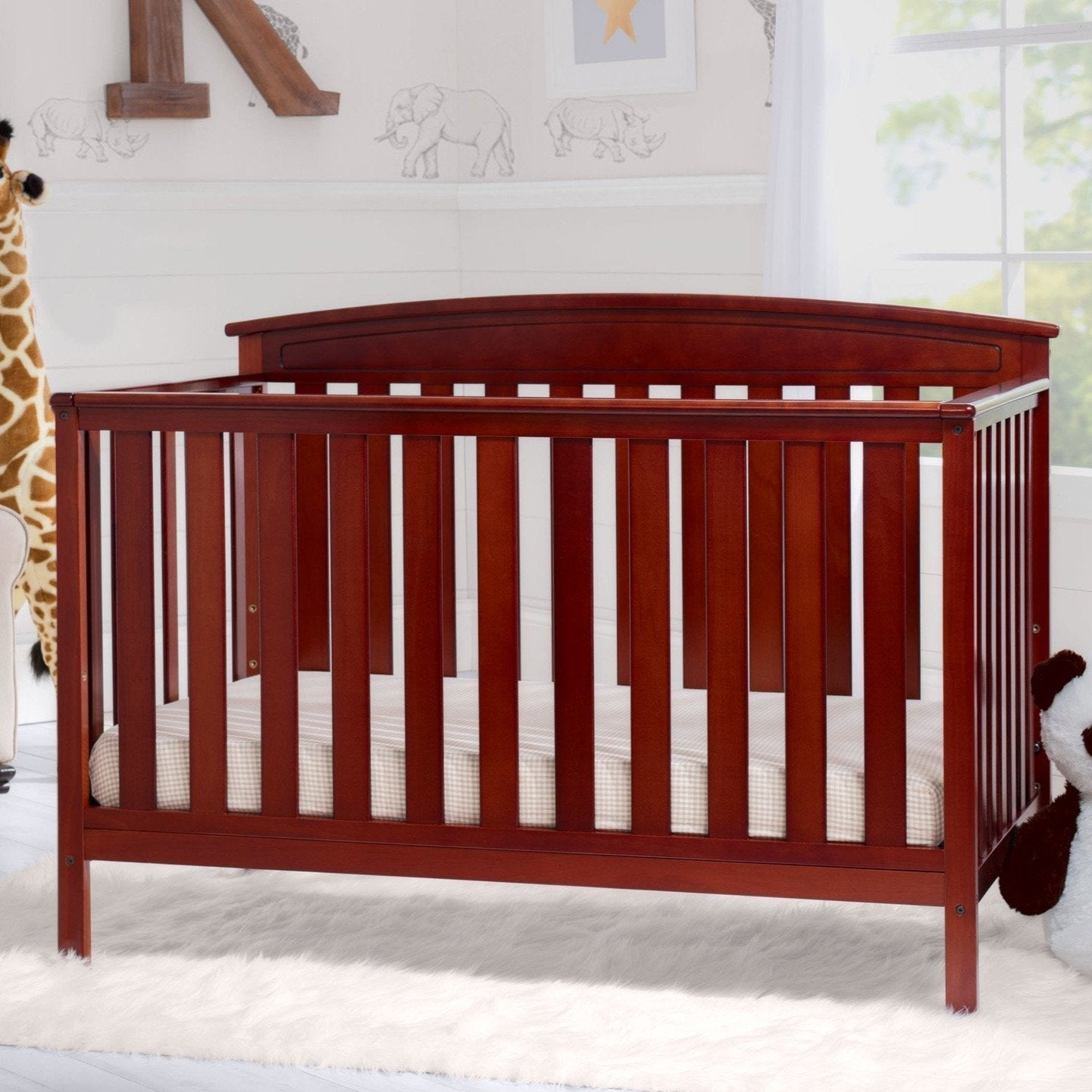 Gateway 4-in-1 Convertible Baby Crib - Toddler Bed, Daybed & Full-Size Bed - Safe Nursery Furniture for Boys & Girls - Perfect for Newborns to Teens Bedroom