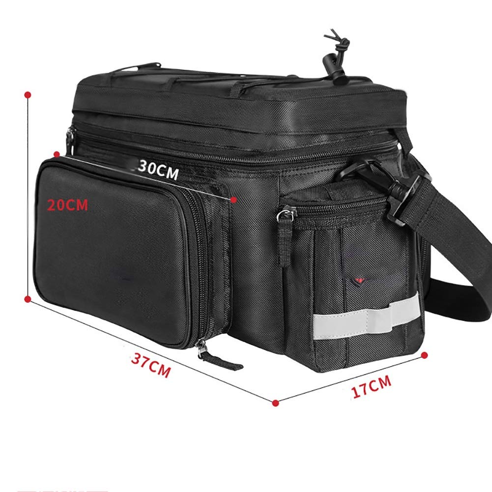 **25L Waterproof Bike Panniers - Rear Rack Bicycle Bag for Mountain, Road & Commuter Bikes | Durable Cycling Duffel Backpack with Reflective Stripes | Perfect for Commuting, Touring & Outdoor Adventures**