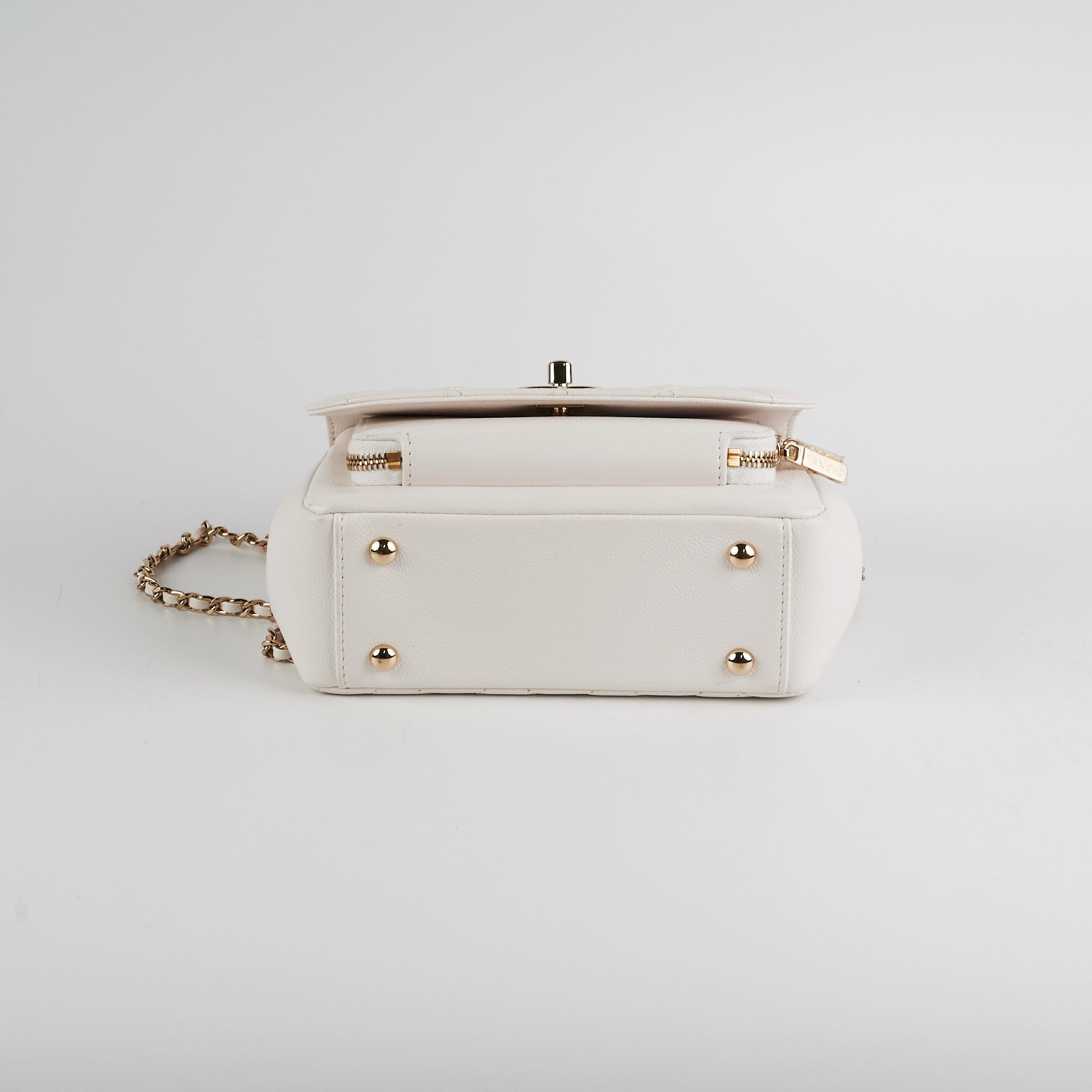 Chanel Business Affinity Small White Caviar Leather Handbag - Luxury Designer Crossbody Bag for Women | Perfect for Work, Travel & Evening Events