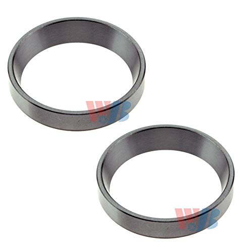 2 Pack Rear Inner WJB Wheel Bearing Races - Compatible with Chevrolet Corvette & Corvair - Perfect for DIY Auto Repairs & Wheel Maintenance