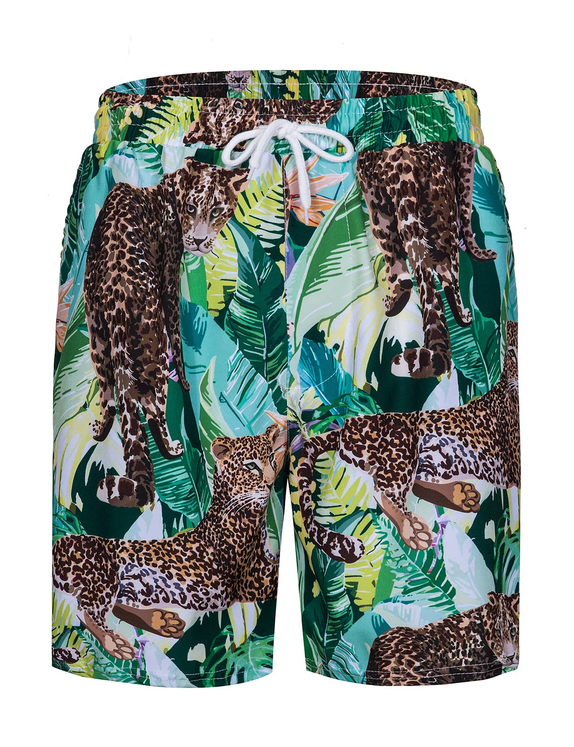 TUNEVUSE Men's Hawaiian Shirt and Shorts Set - 2 Piece Tropical Beach Outfit with Floral Print & Bucket Hat | Summer Vacation, Luau Party, Poolside Relaxation