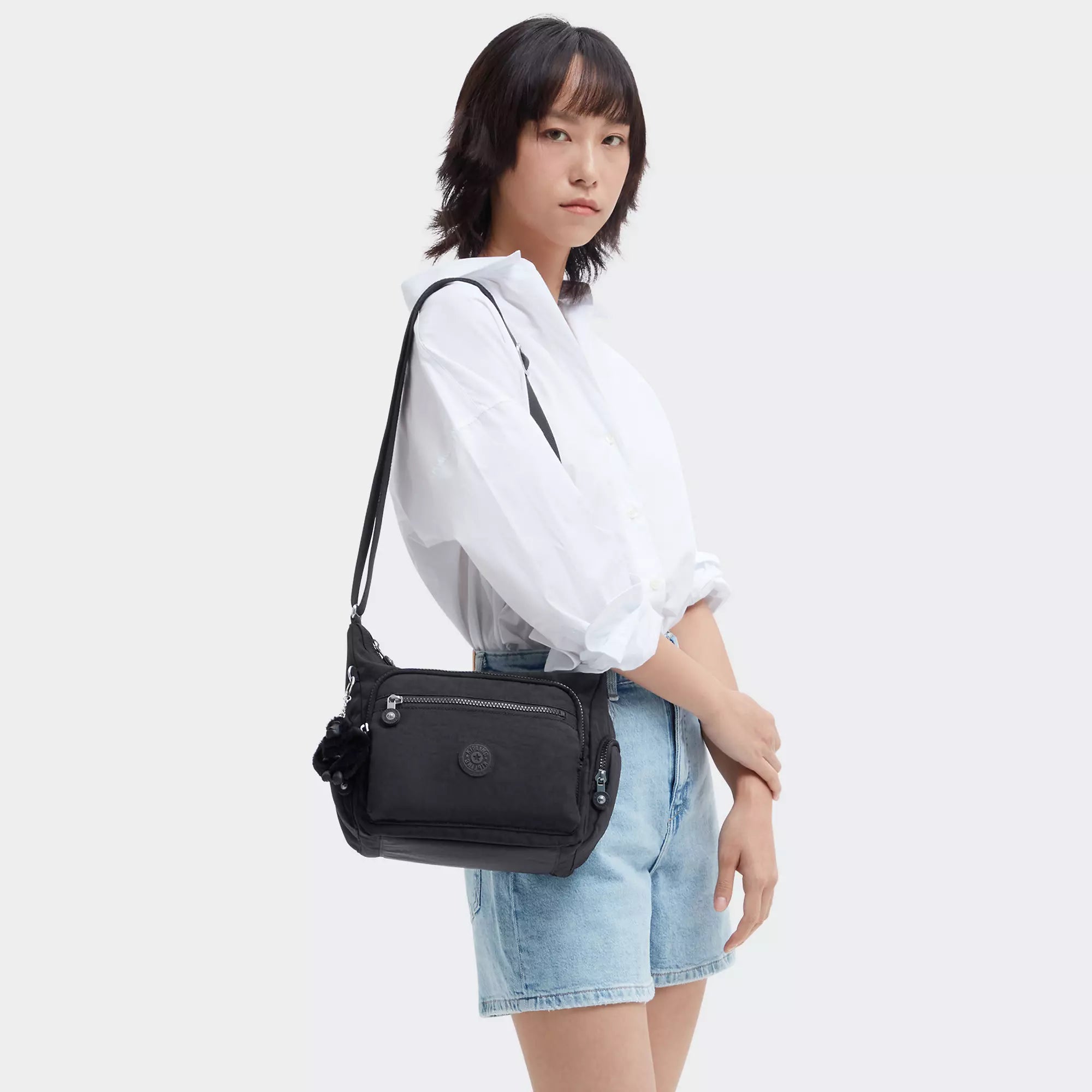 Kipling Gabbie Small Crossbody Bag for Women | Lightweight Travel Purse with Adjustable Strap | Blue Bleu 2 | Perfect for Everyday Use, Shopping & Travel Accessories