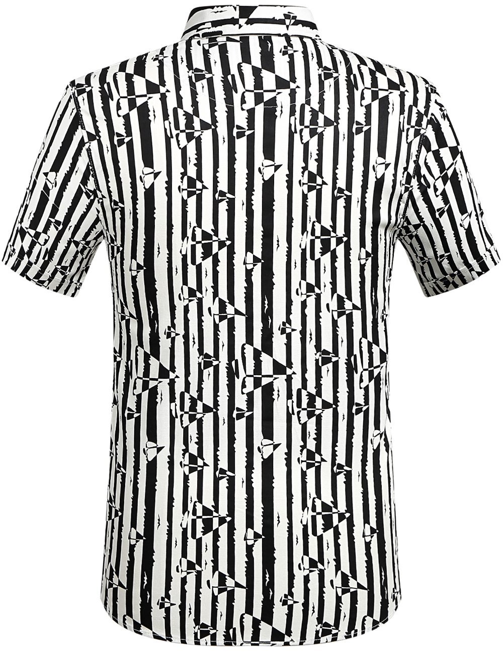 Men's Short Sleeve Button Down Casual Hawaiian Shirts | SSLR Aloha Shirts for Summer, Beach, Vacation & Tropical Parties