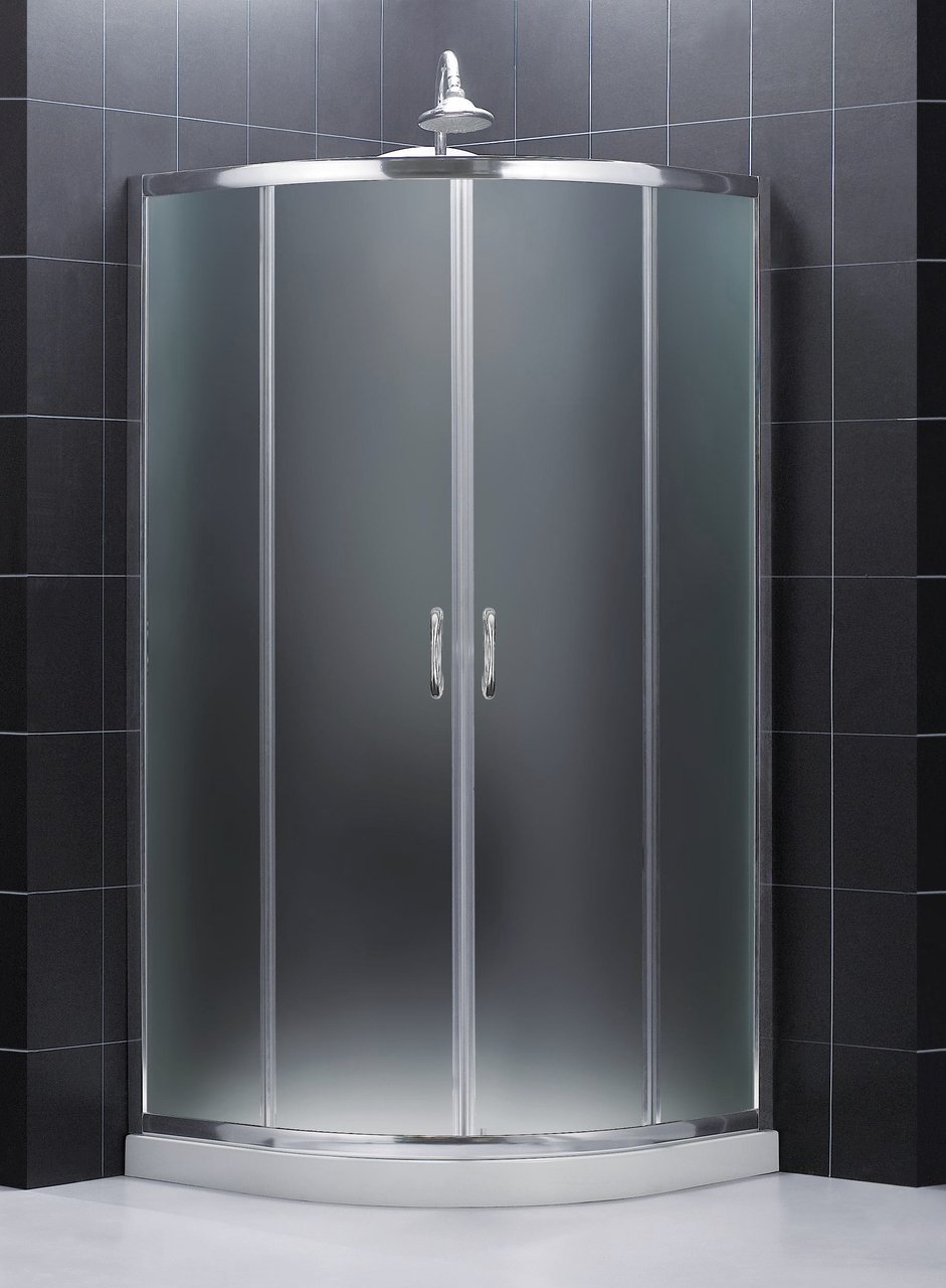 DreamLine Prime Frameless Sliding Shower Enclosure & SlimLine 38