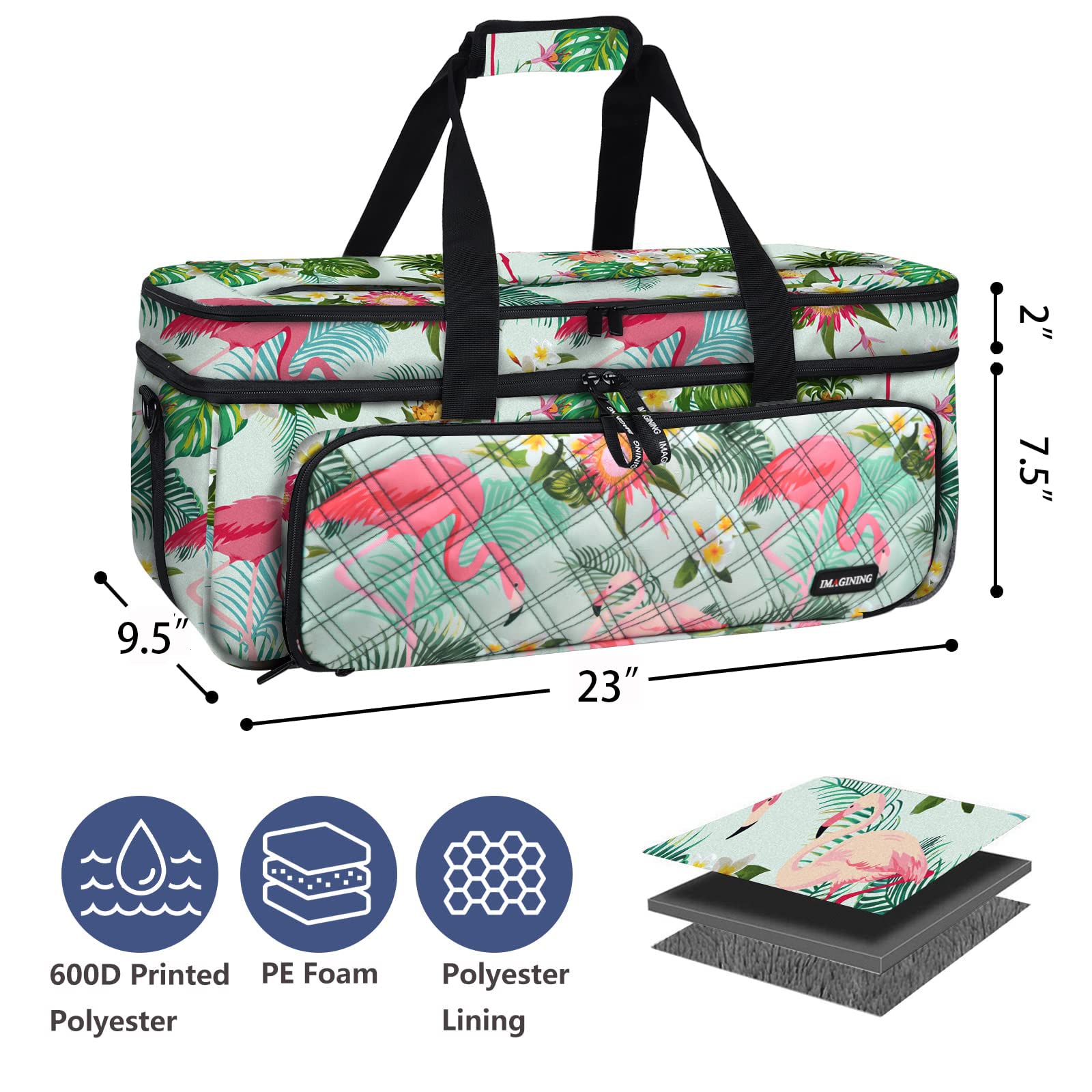 Premium Cricut Maker 3/Maker & Explore Air 2/3 Carrying Case - Durable Organizer Bag for Cricut Accessories & Tools | Perfect for Crafting, Sewing Projects & On-the-Go Storage