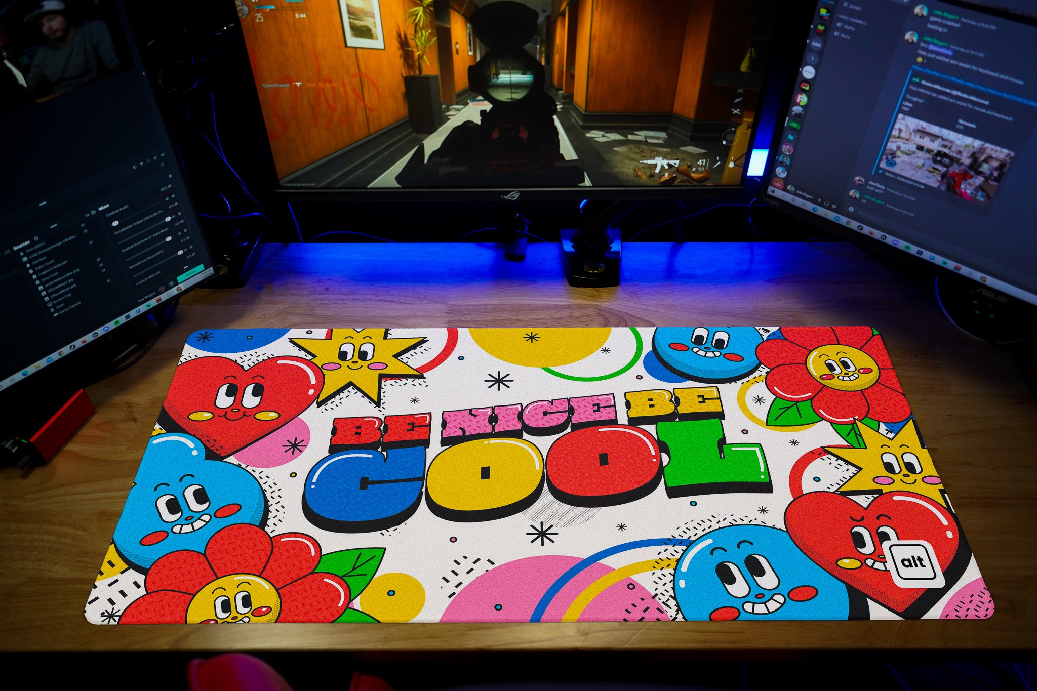 Premium Soft Gaming Mouse Pad - Non-Slip Rubber Base for Smooth Control | Perfect for Office, Gaming & Home Use