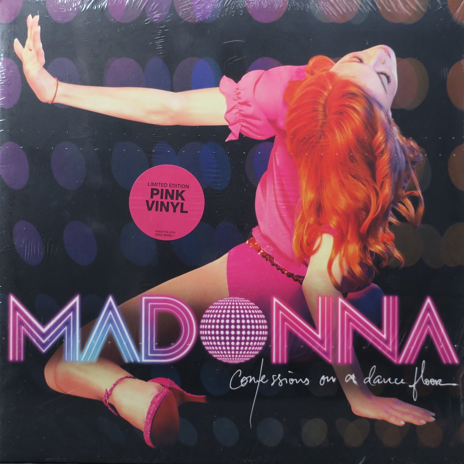 Madonna 'Confessions On A Dance Floor' Limited Edition Pink Vinyl 2LP Record - Perfect for Music Collectors & 80s Dance Party Nights