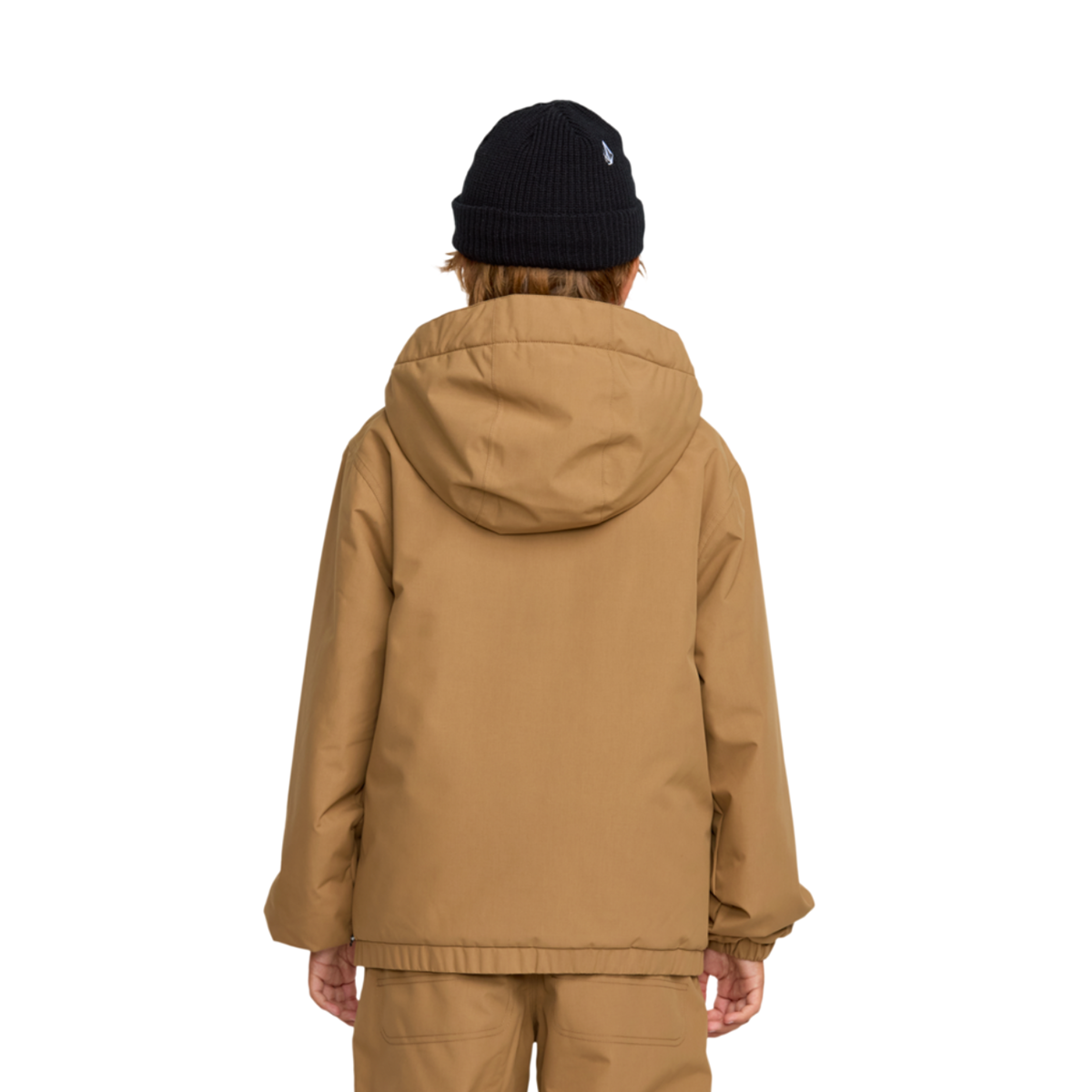 Volcom Kid's Chaos FZ Jacket 2026 - Waterproof Windbreaker for Boys & Girls | Outdoor Play, School, Winter Sports (Bronze)