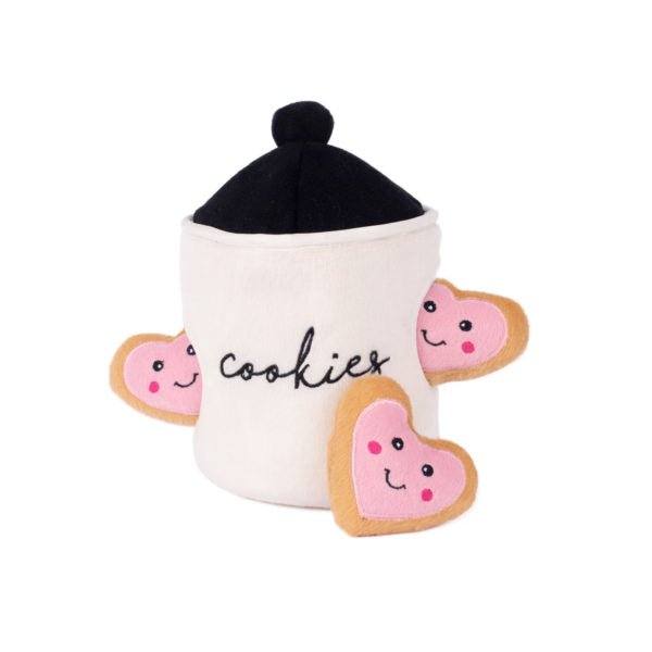 Zippy Burrow Airtight Cookie Jar - Premium Ceramic Cookie Storage Container for Freshness - Perfect for Kitchen, Pantry & Gift Giving