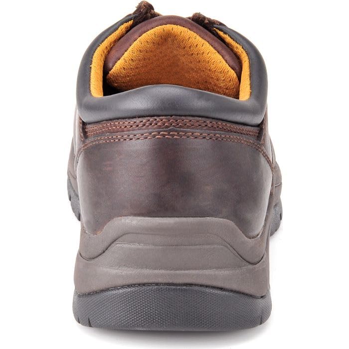 **Men's Carolina Braze Composite Toe Work Shoes - Light Duty, Cushioned Insole, Static-Dissipative, Oil & Slip-Resistant, Non-Metallic Safety Footwear for Construction & Warehouse Work**