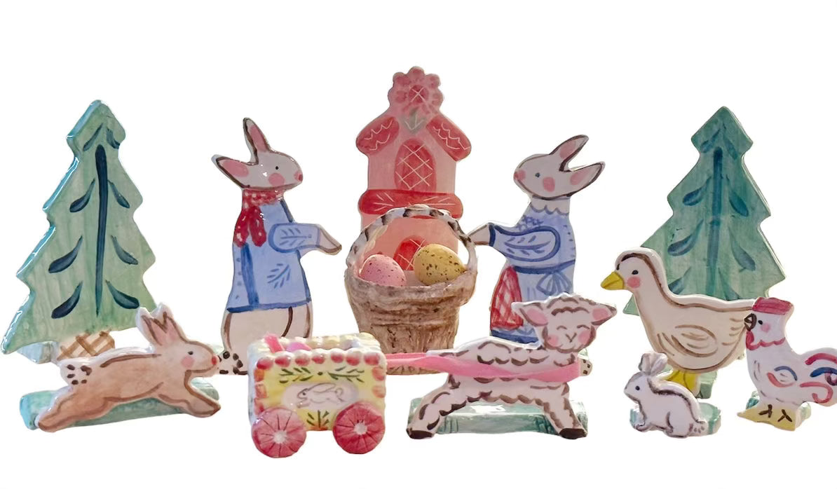 Spring & Easter Grotto Decor - Welcome Happy Morning Sign - Perfect for Home, Garden & Easter Party Decorations