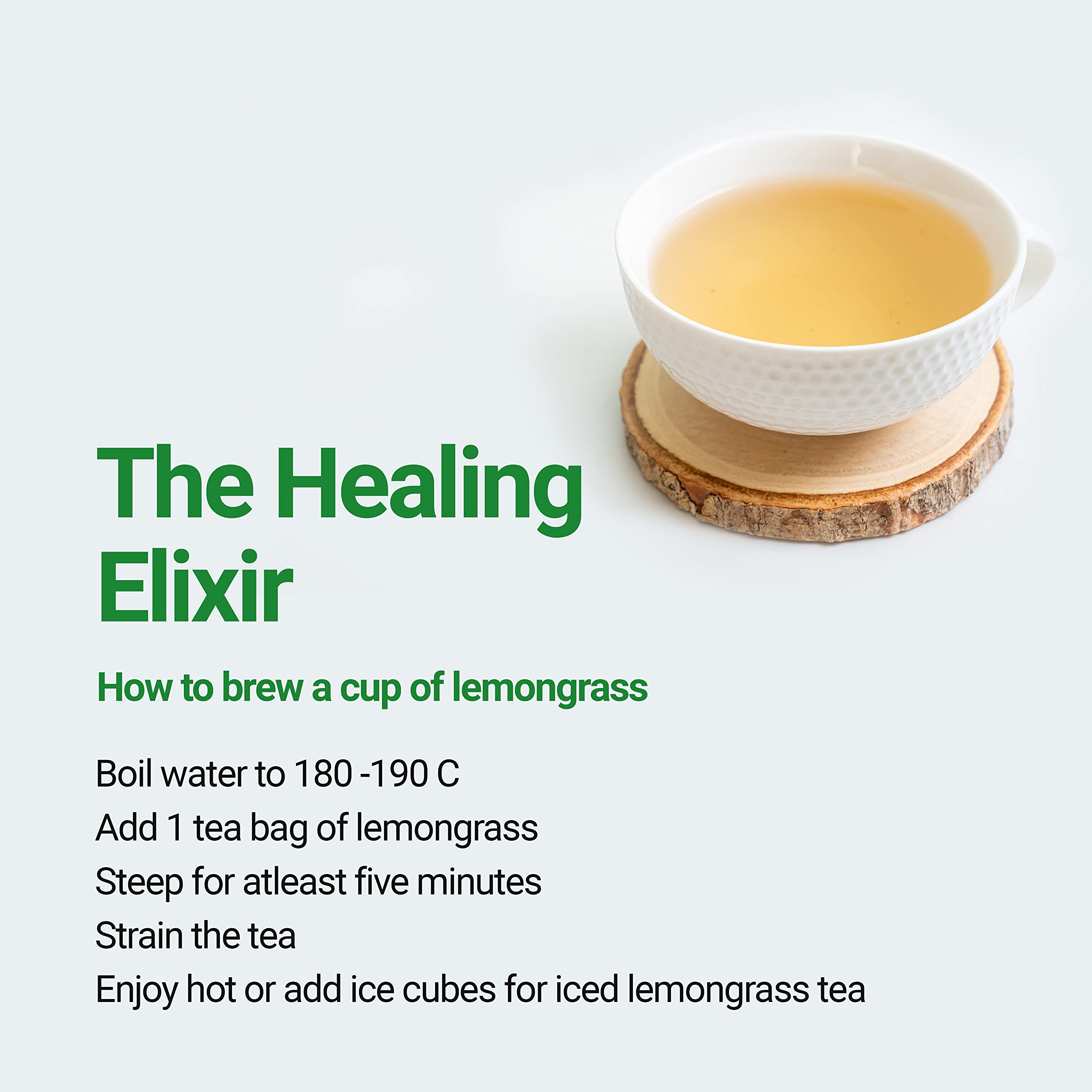 Organic Lemongrass Tea Bags - 75 Count, Natural Herbal Tea, Sugar Free, Non-GMO, Caffeine Free, Te De Limon - Perfect for Relaxation, Detox & After-Meal Digestion