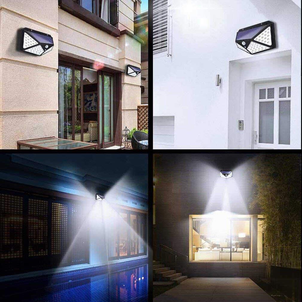 3 Modes LED Solar Light Outdoor - PIR Motion Sensor Wall Light, Waterproof Solar Powered Lamp for Garden, Yard, Pathway & Patio Decoration (1 Pack) - Perfect for Nighttime Safety & Landscape Lighting