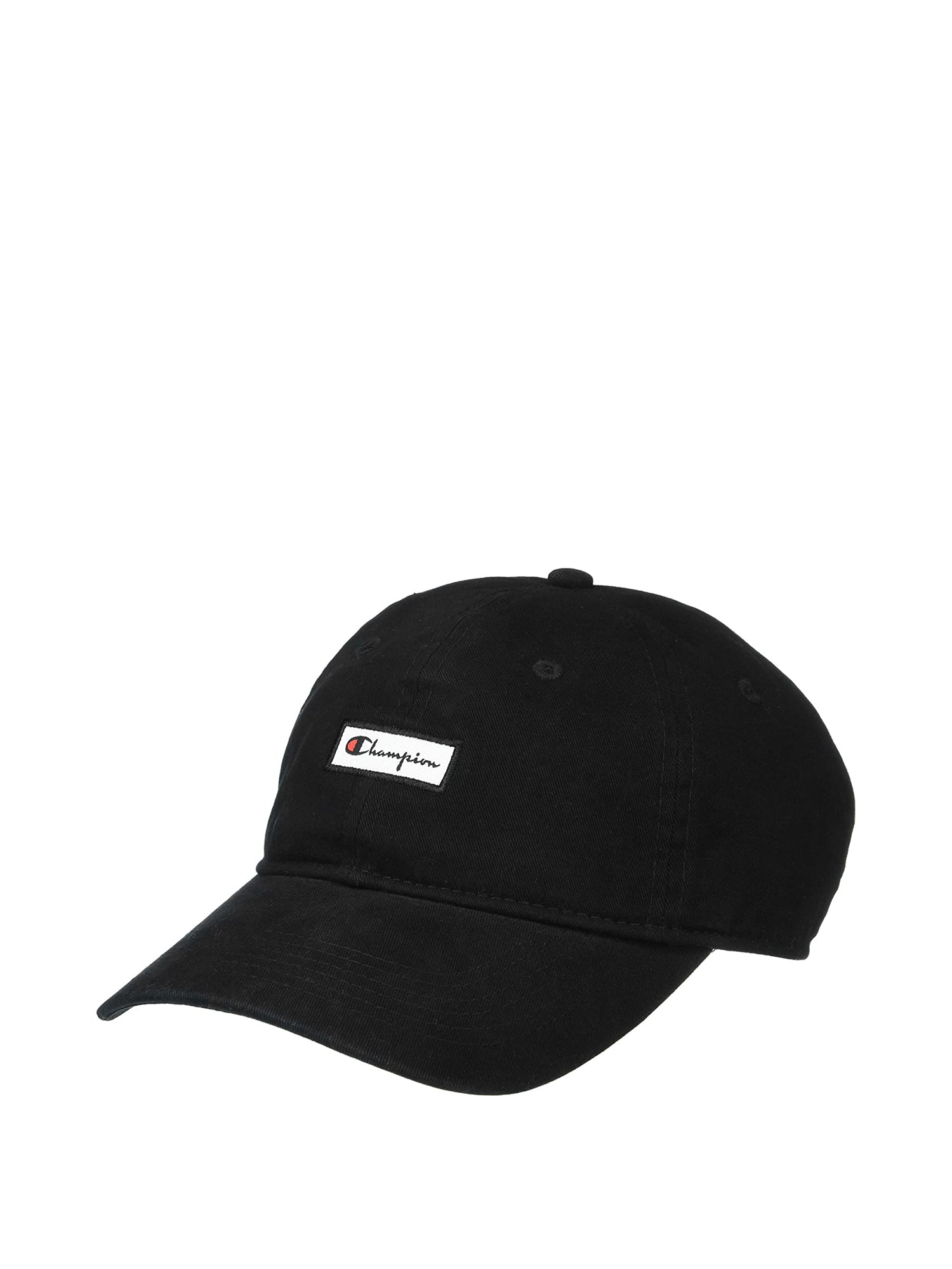 Champion Garment Washed Dad Hat - Black | Vintage Adjustable Baseball Cap for Men & Women | Perfect for Casual Wear, Outdoor Sports & Street Fashion