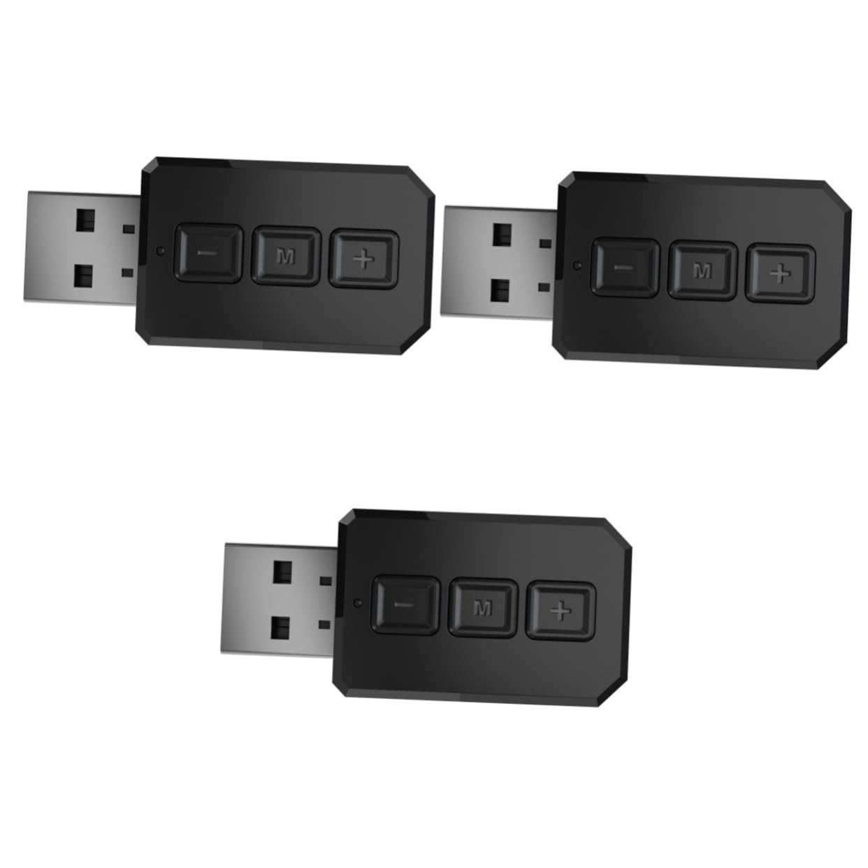 Hemobllo 3-Pack Bluetooth 5.0 Wireless Audio Receiver - Fast Stable Connection for Speakers & Headphones - Perfect for Home Entertainment, Gym Workouts, and Travel