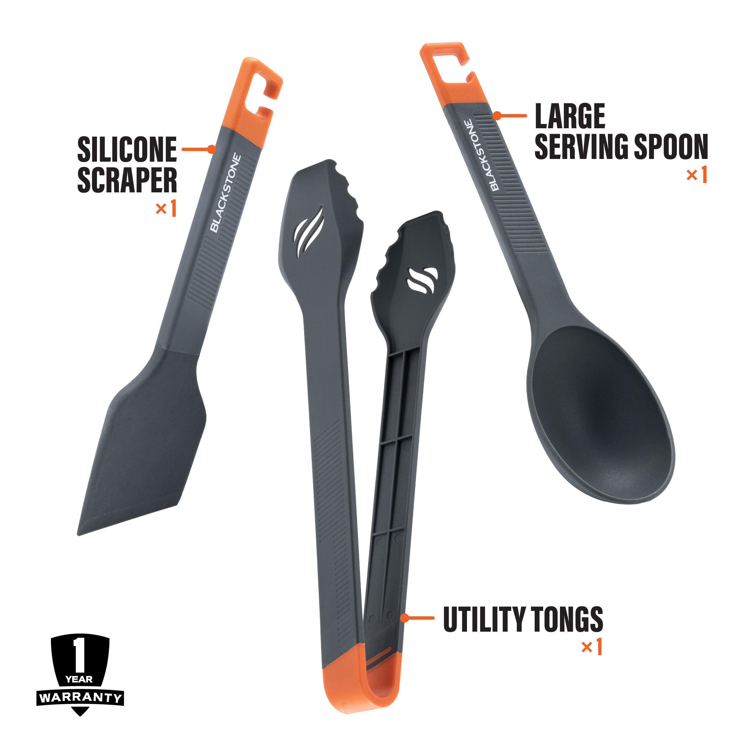 3 Piece Camping Tool Set - Lightweight Outdoor Gear for Hiking, Backpacking & Survival | Perfect for Camping, Picnics & Emergency Preparedness