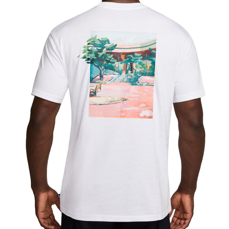 Nike SB Max 90 Brooklyn Banks Skate T-Shirt for Men - White Cotton Graphic Tee - Streetwear & Skateboarding Apparel