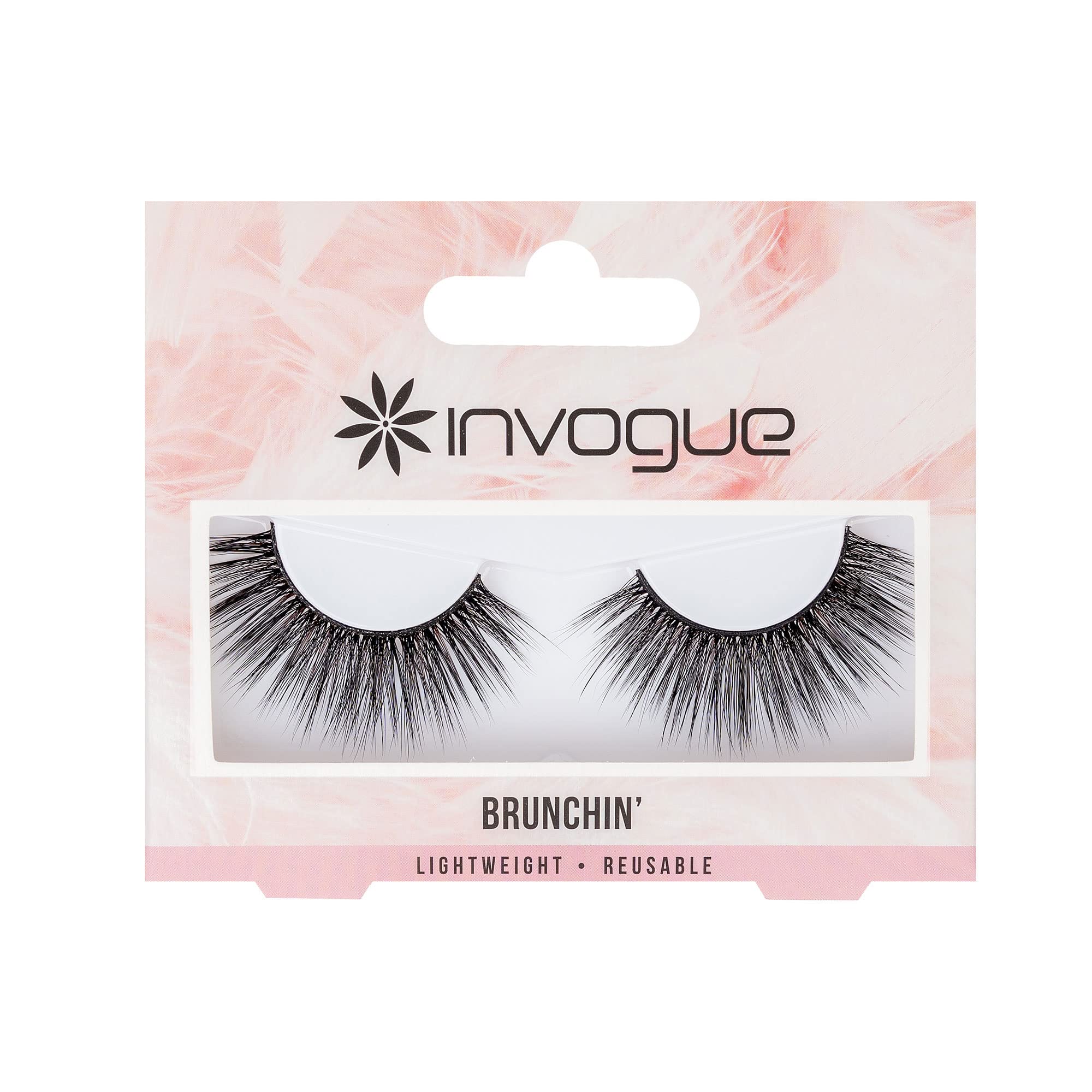 Invogue Lash - Premium False Eyelashes for Natural Volume & Length | Perfect for Brunch Dates, Parties & Special Occasions