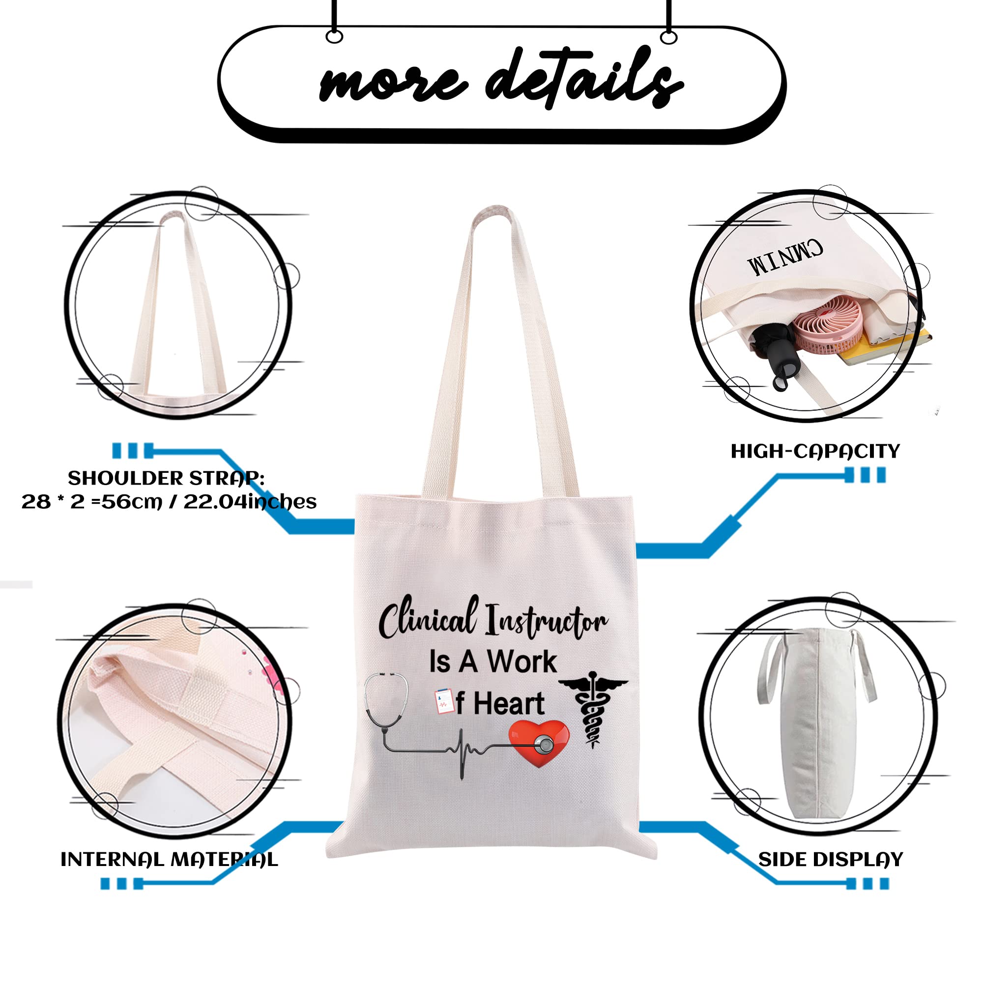 Nursing Makeup Bag - Perfect Clinical Instructor Gift for Work & Travel