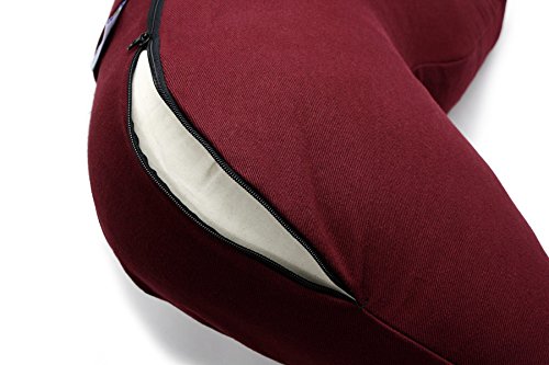 Organic Buckwheat Hull Meditation Cushion Set - Low Lift Cosmic Cushion & Cotton Batting Zabuton for Yoga, Zen Sitting, and Home Decor (Eco-Friendly & Comfortable)