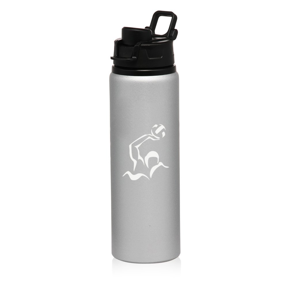 25 oz Aluminum Sports Water Bottle - Leak Proof, BPA Free, Insulated Travel Bottle for Gym, Hiking & Outdoor Activities | Perfect for Water Polo, Running & Fitness Enthusiasts