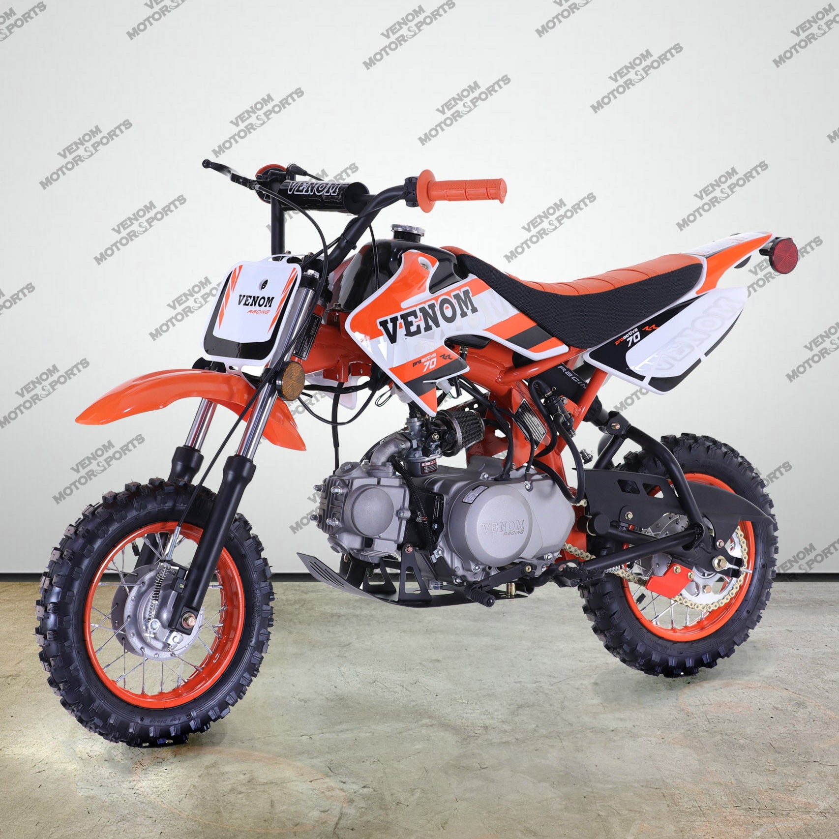 Venom MX70 70cc Dirt Bike for Adults & Teens - Fully Automatic Gas-Powered Off-Road Motorcycle - Perfect for Trail Riding, Backyard Fun & Off-Road Adventures