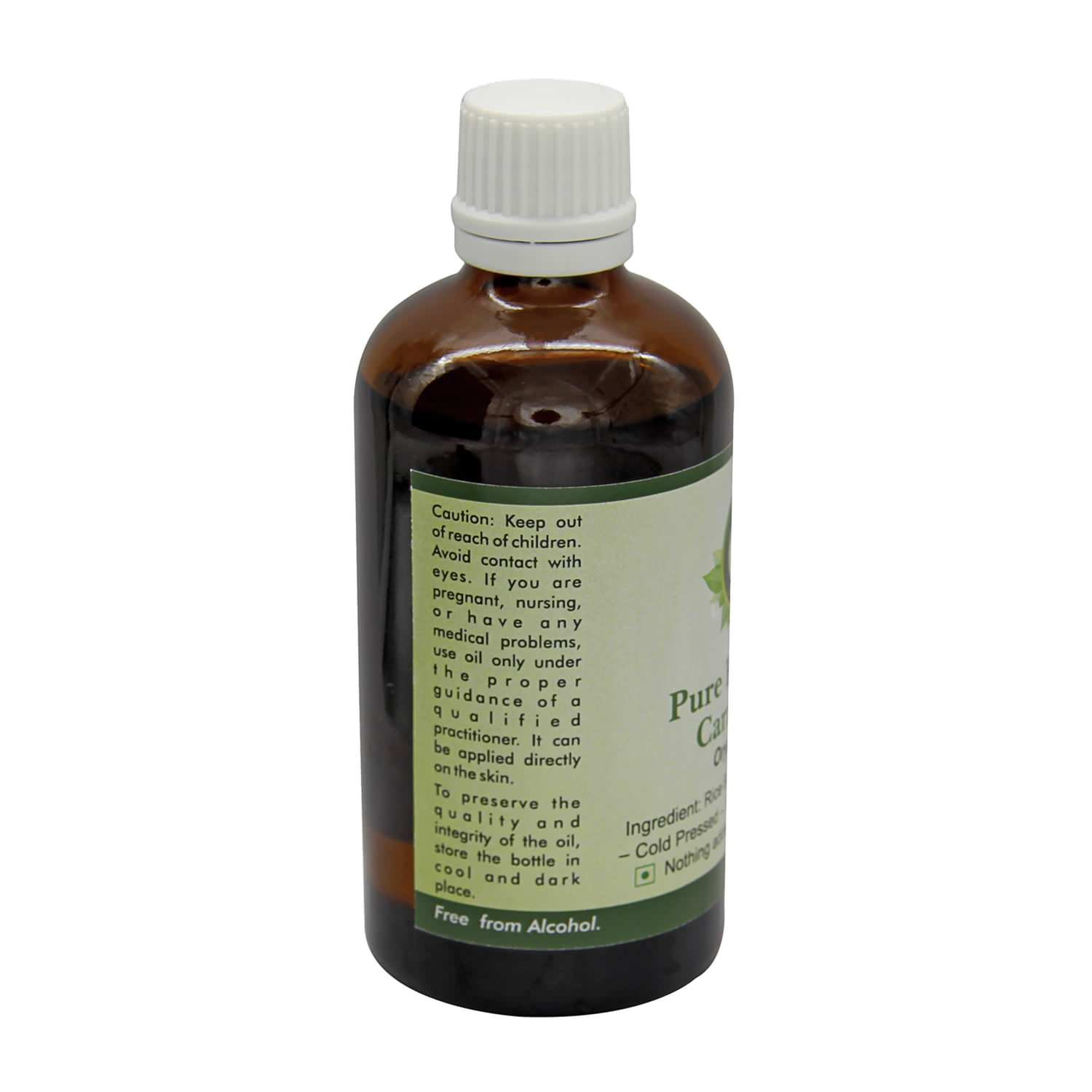 Pure Rice Bran Carrier Oil - 100% Natural Oryza Sativa Extract (2x100ml) for Skin Care, Hair Treatment & Massage Therapy | Cold Pressed, Unrefined, Rich in Vitamin E & Antioxidants
