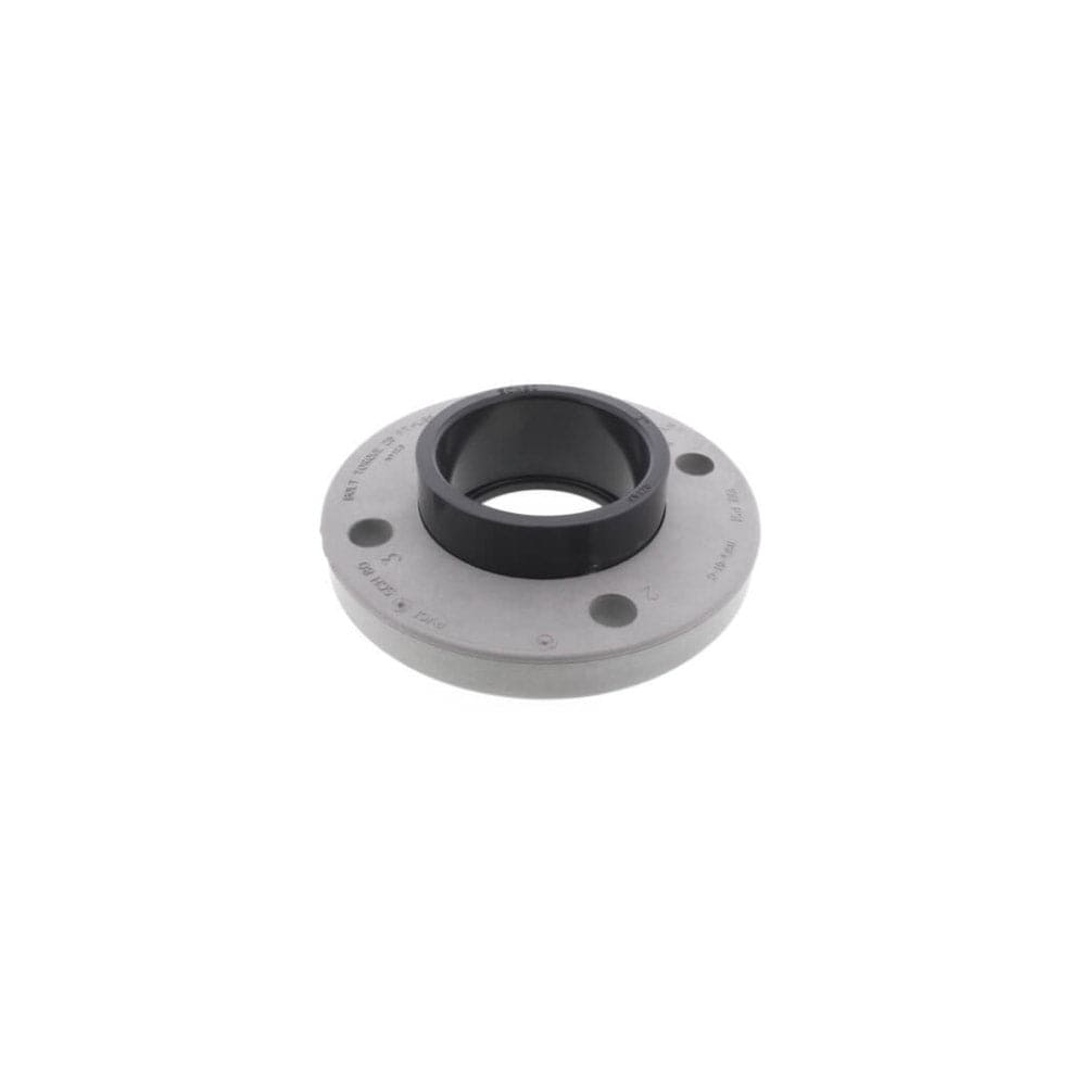 Schedule 80 PVC Van Stone 2-Piece Slip Flange - Heavy Duty Pipe Fitting for Industrial Plumbing, Water Treatment & Chemical Processing Systems