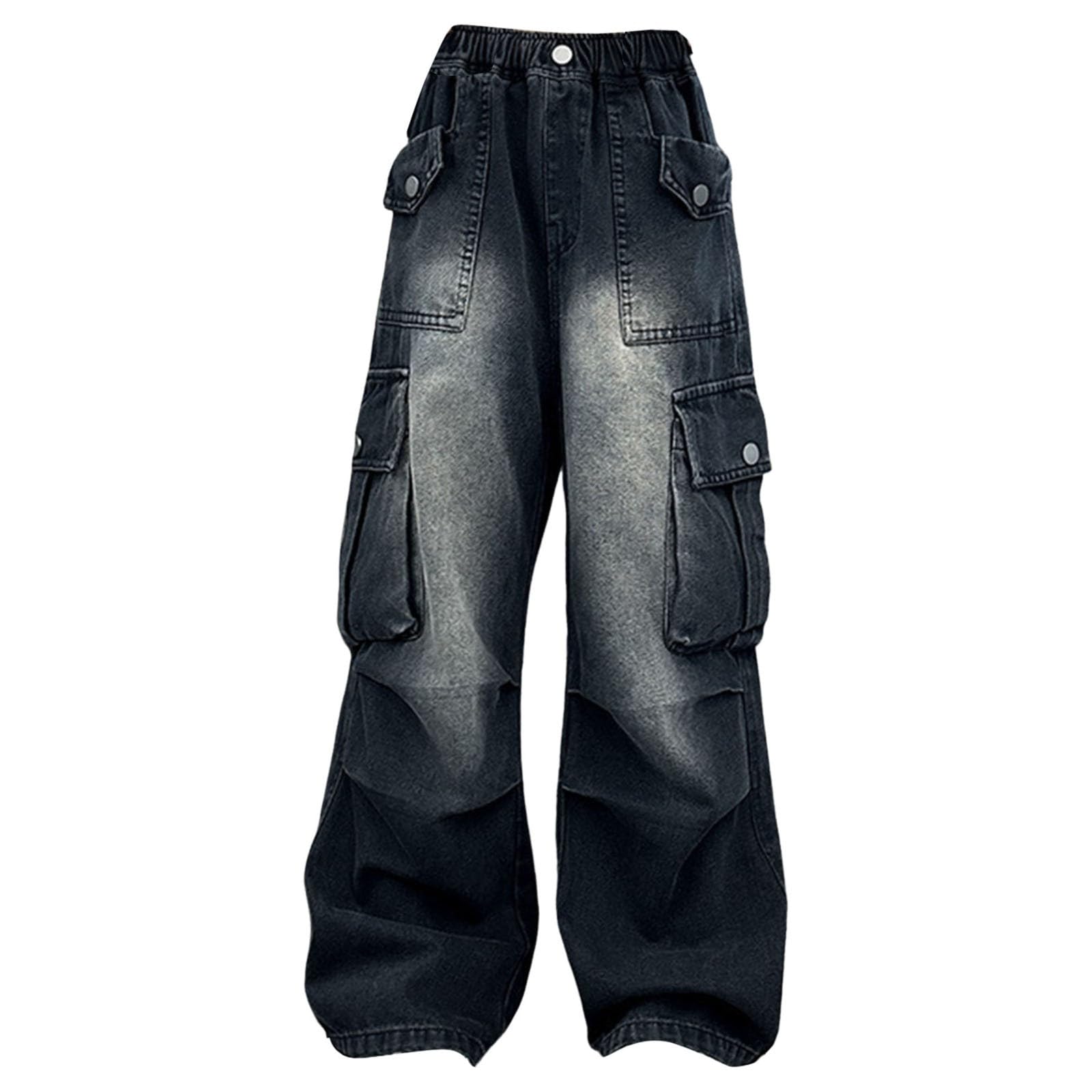 A Day in the Life of Alex: Embracing the Y2K Revival with Our High Waist Distressed Denim Pants