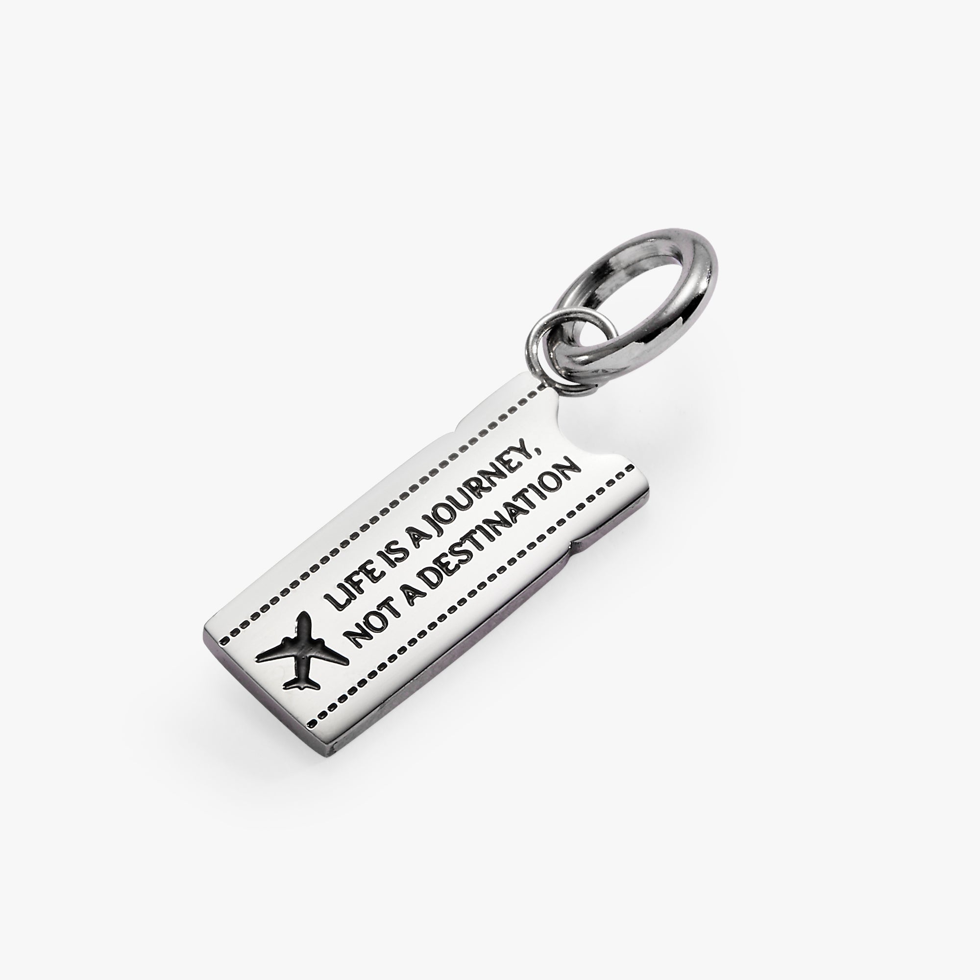 Airline Ticket Charm - Travel-Themed Jewelry for Necklaces & Bracelets - Perfect for Travel Lovers & Flight Attendants