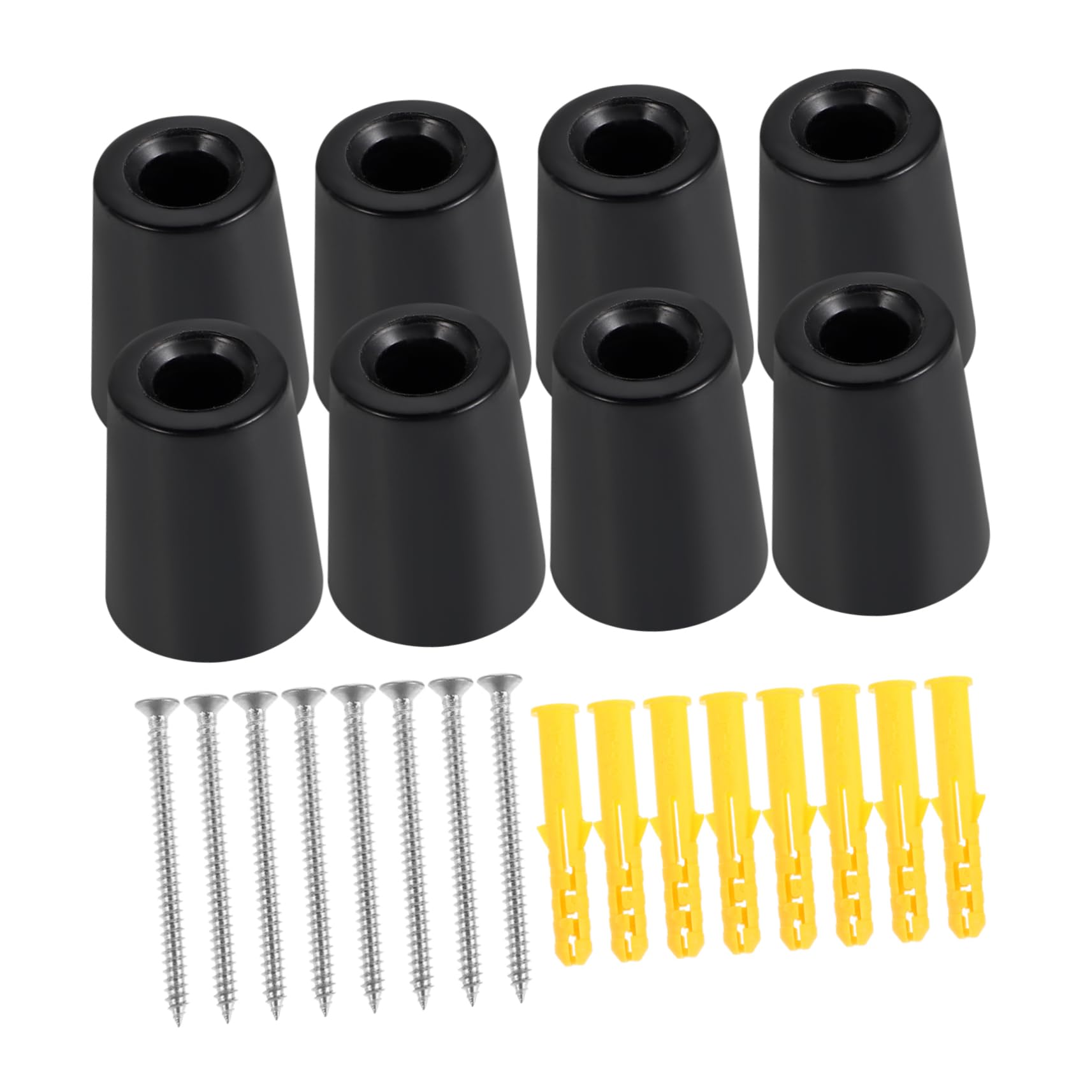 Vertical Ski Wall Mount Hanger - Snowboard Storage Rack with Screws & Anchors - Space Saving Ski & Snowboard Holder for Garage, Basement or Cabin Organization - Perfect for Winter Sports Equipment Display