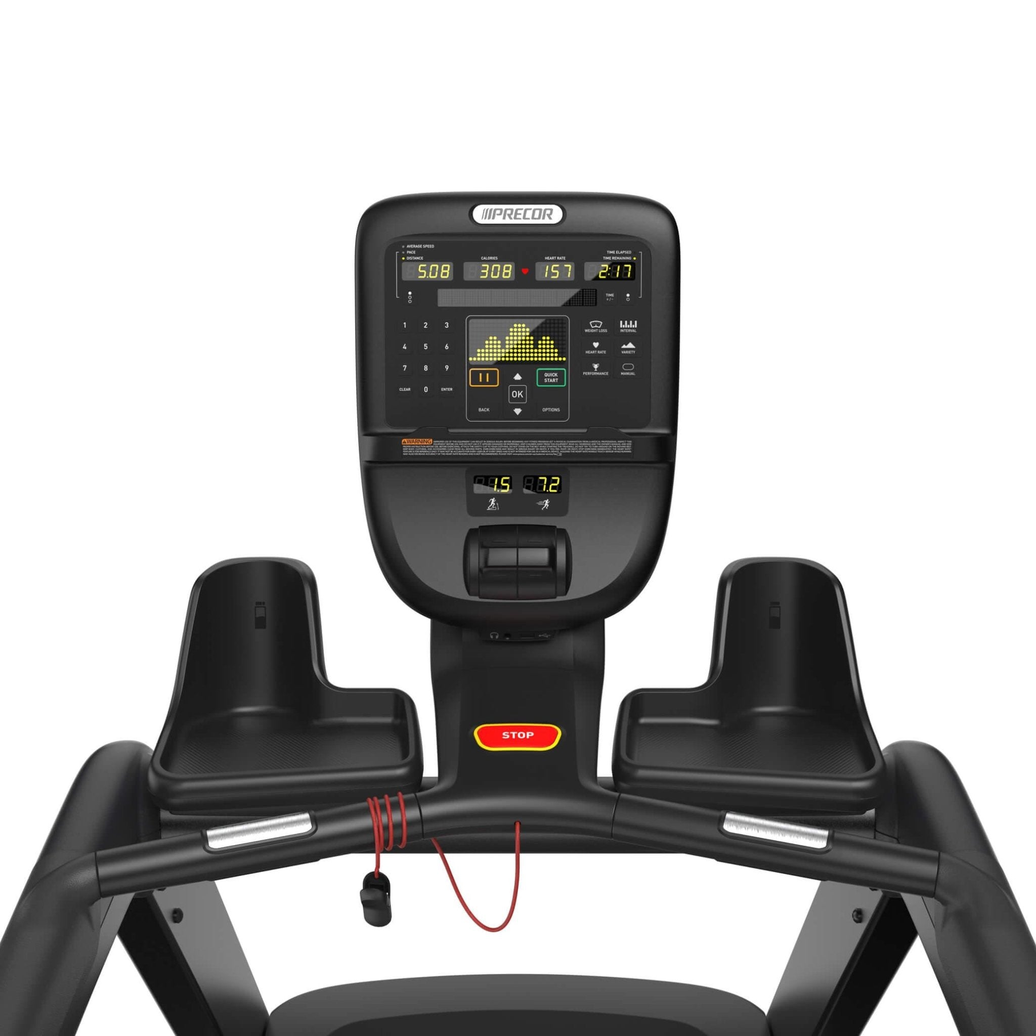 Precor TRM 731 Commercial Treadmill - High Performance Gym & Home Fitness Equipment for Running, Walking & Cardio Workouts