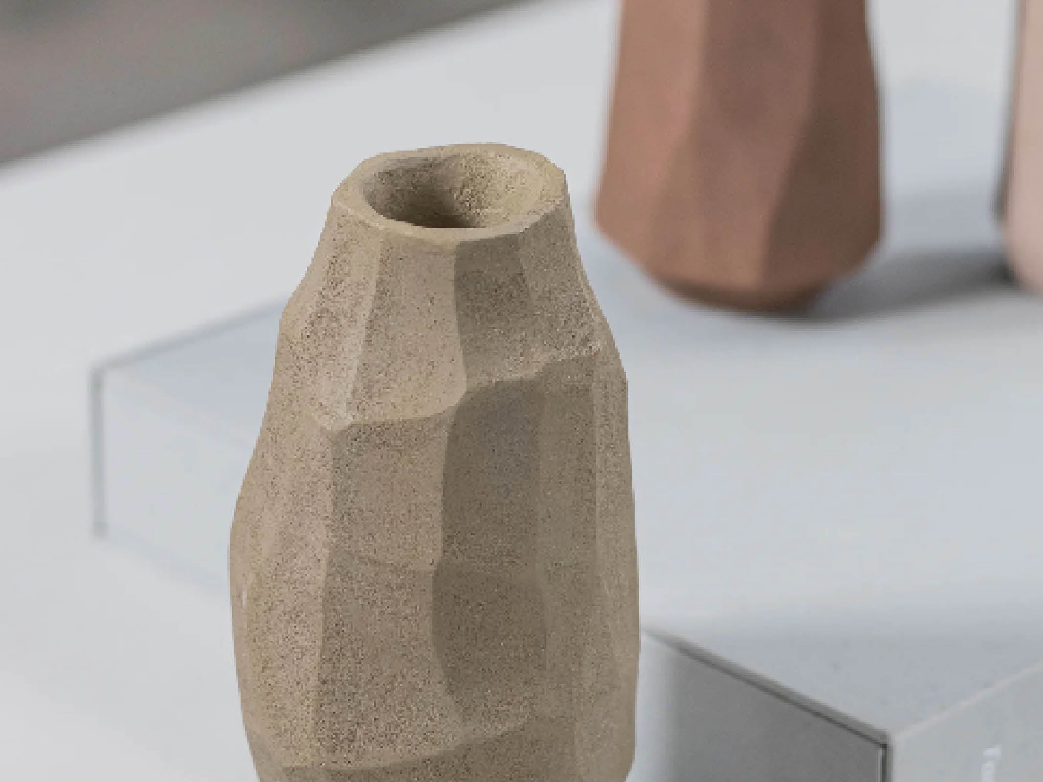 Artpiece Nuki Vase B - Handmade Ceramic Flower Vase for Home Decor, Wedding Centerpiece & Gift Idea - Perfect for Living Room, Dining Table & Office Desk Decoration