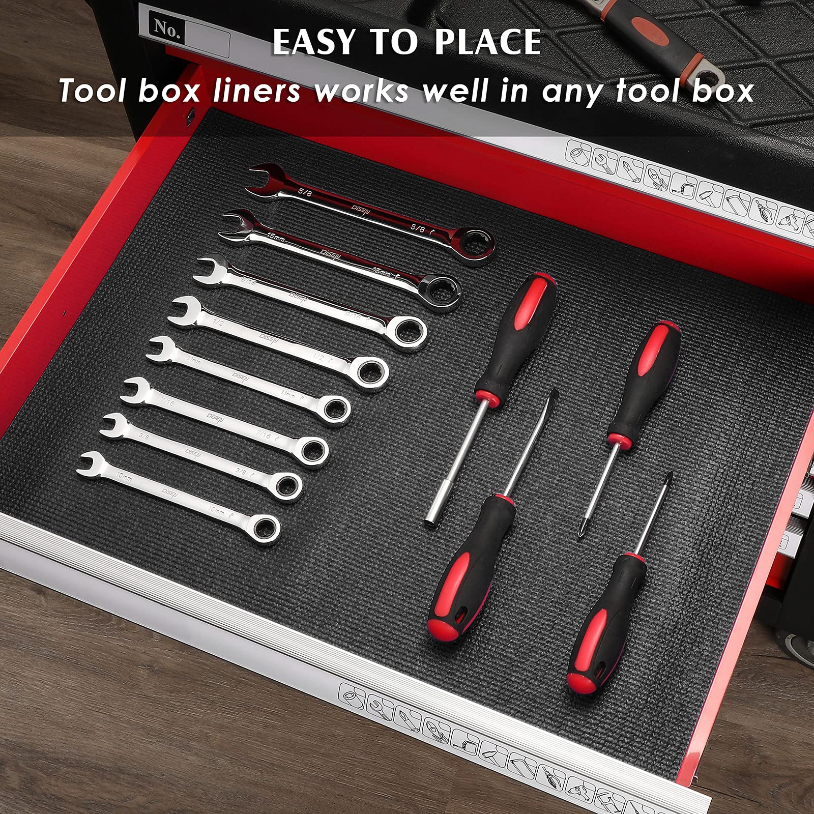 MIXPOWER Non-Slip Tool Box Liner - 16