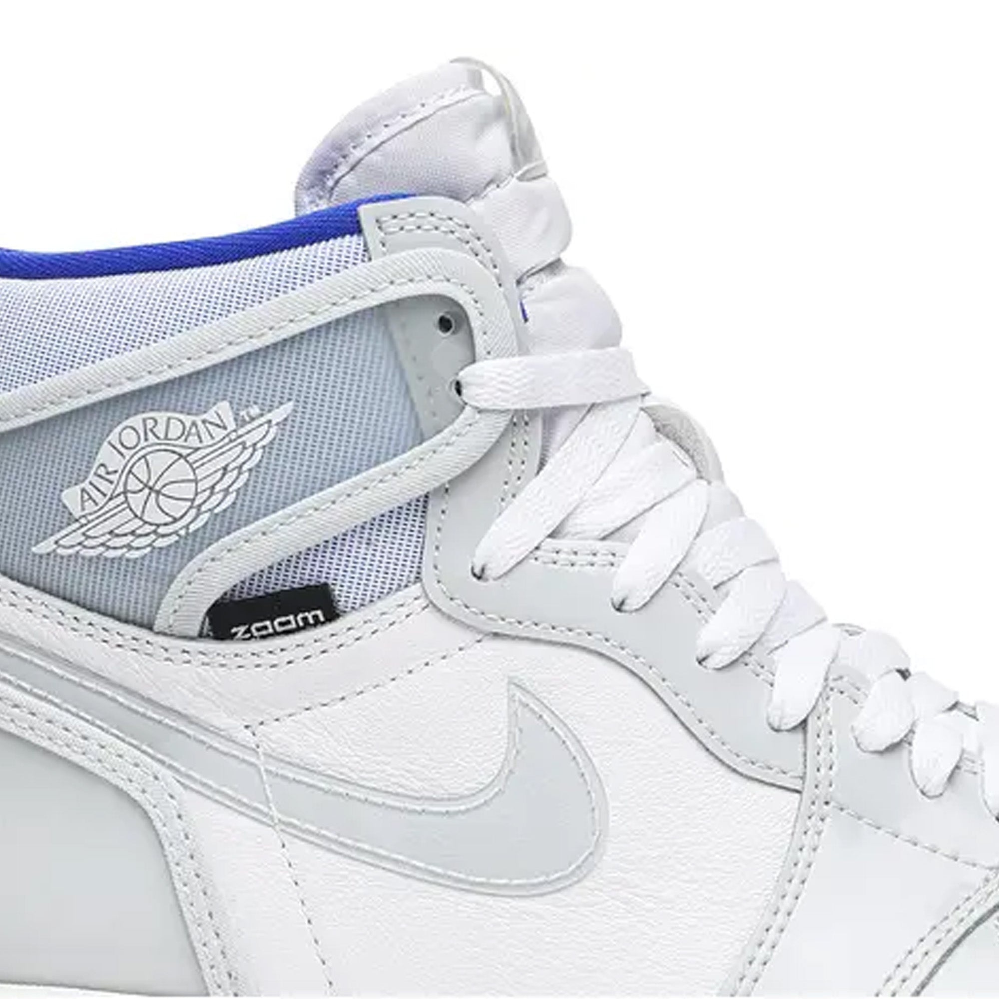 Air Jordan 1 Zoom 'Racer Blue' Men's Basketball Shoes - Lightweight Cushioned Sneakers for Running, Training & Streetwear Fashion