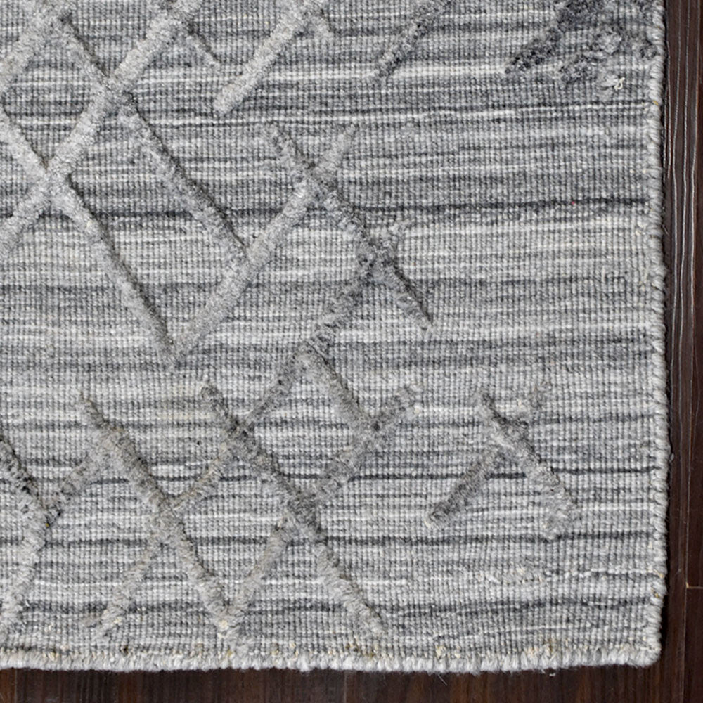 Handwoven Quilted Rug - Soft & Durable Bohemian Style Area Rug for Living Room, Bedroom, or Nursery Decor