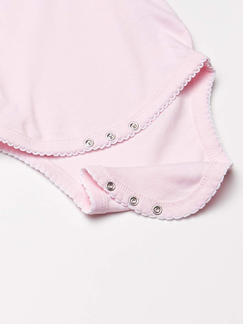 Marky G Apparel Baby Girls' Ribbed Bodysuit - Soft Cotton Onesie for Newborns & Infants | Perfect for Playtime, Photos & Everyday Comfort