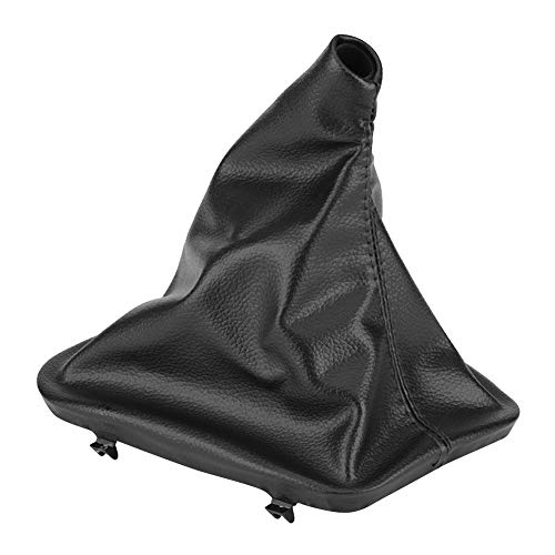 EVGATSAUTO Left Hand Drive Gear Shift Gaiter Boot - Genuine Artificial Leather Shift Knob Cover for BMW E30 E34 E36 Z3 - Perfect for Car Interior Upgrade & DIY Installation