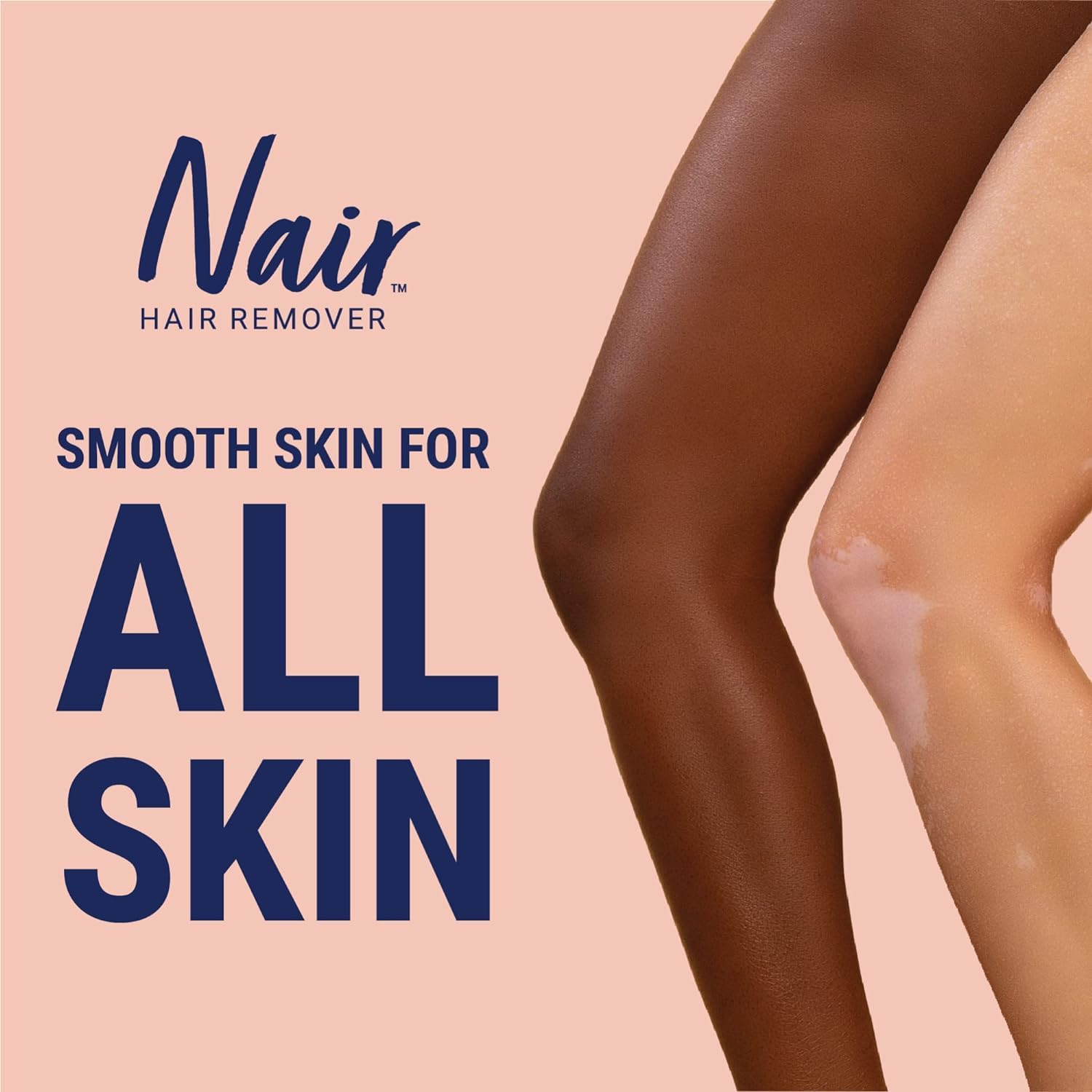 Nair Sensitive Formula Shower Cream Hair Remover with Coconut Oil & Vitamin E - 12.6oz (2 Pack) - Gentle Hair Removal for Legs, Arms & Bikini Area - Perfect for Sensitive Skin & Smooth Results