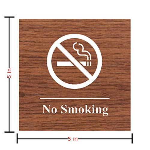 Walnut W/ White Lettering