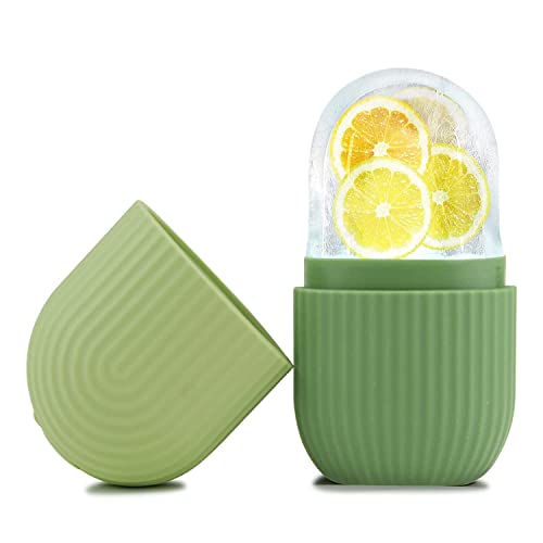 AYZIN Reusable Silicone Ice Facial Roller for Puffiness & Edema Relief - Cooling Face Massager for Skincare & Dark Circle Reduction - Perfect for Morning Routine & Post-Workout Recovery (Pack of 1)