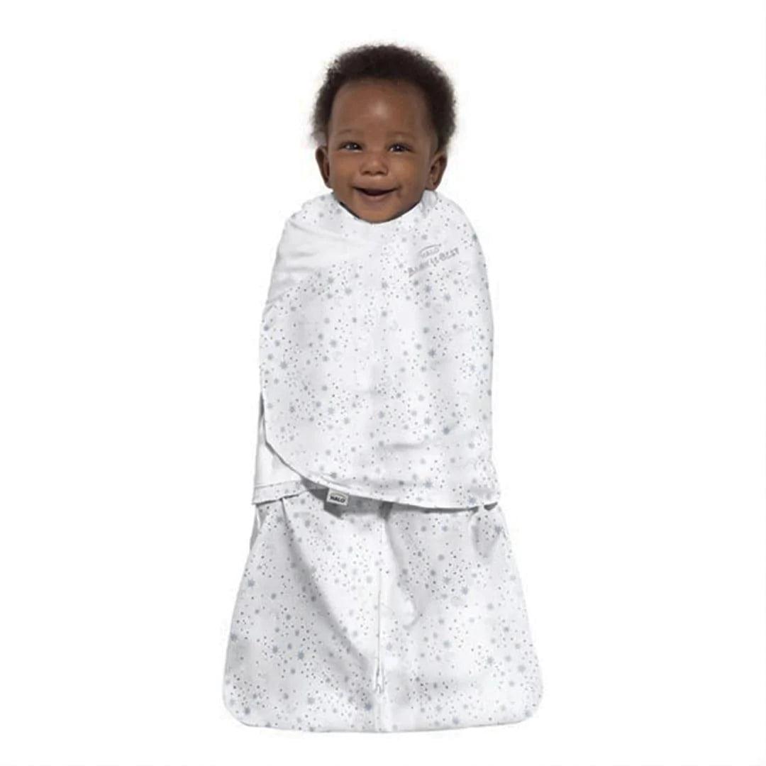 Halo Sleepsack Swaddle Grey Moons 1.5 TOG - Baby Swaddle Blanket for Newborns & Infants | Soft & Safe Sleepwear for Cozy Nights | Perfect for Nursery, Daycare & Travel