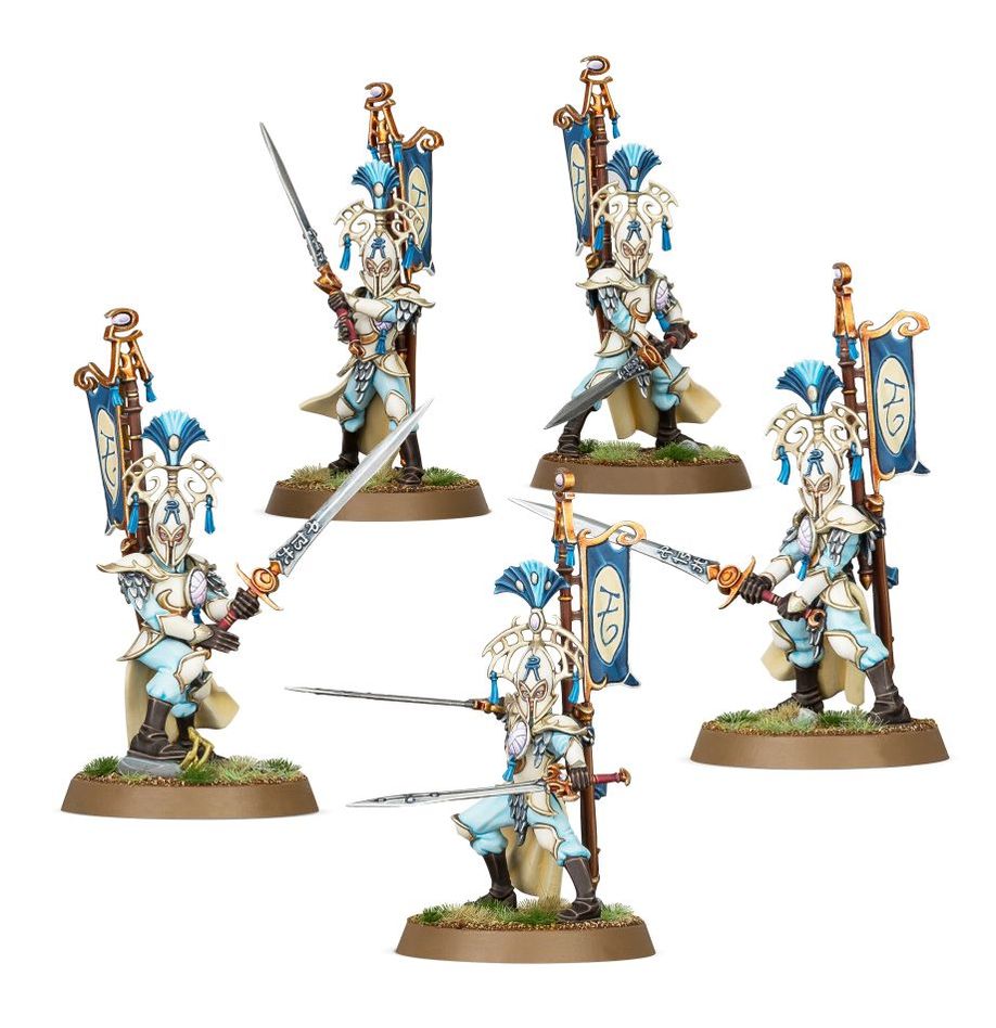Age of Sigmar Lumineth Realm Lords: Vanari Bladelords - High Elf Warriors for Tabletop Wargaming & Miniature Painting